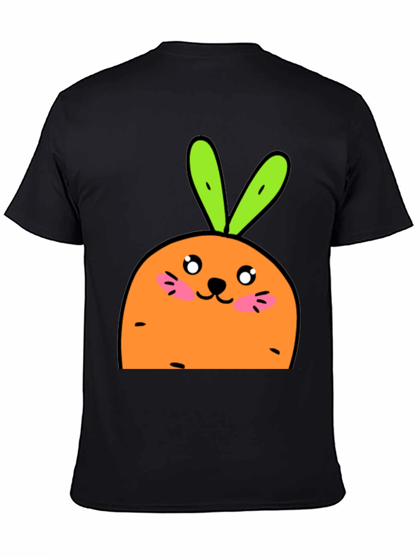 Cute Carrot Bunny Graphic T-Shirt
