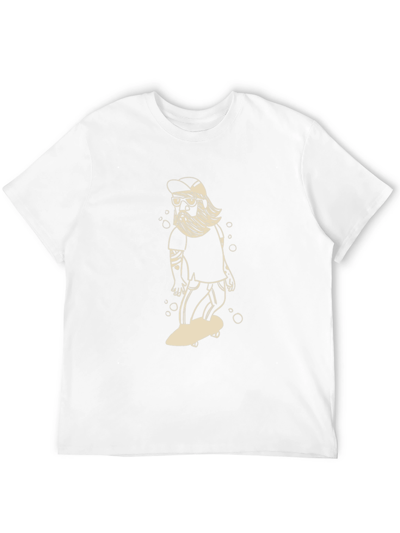 Skater Dude Graphic Tee - Black