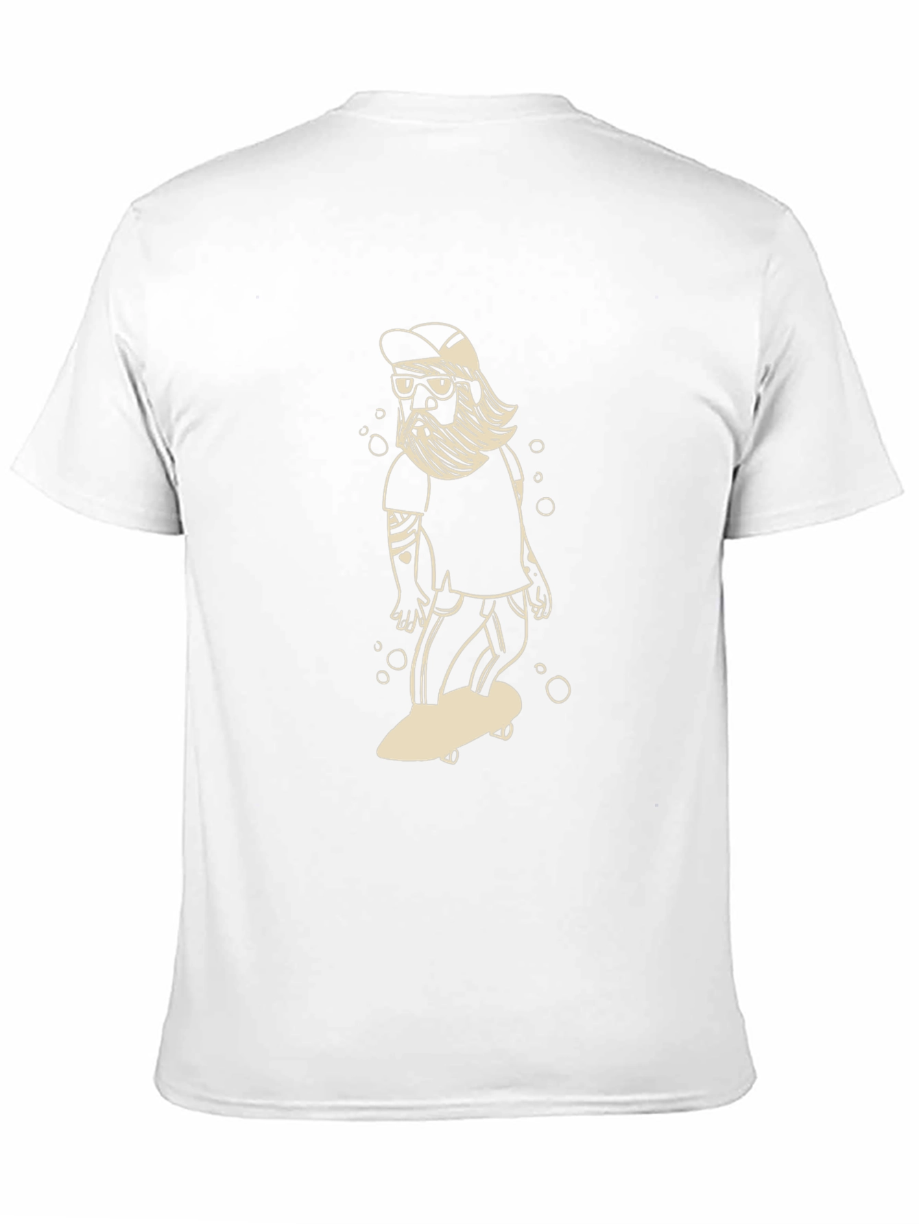 Skater Dude Graphic Tee - Black