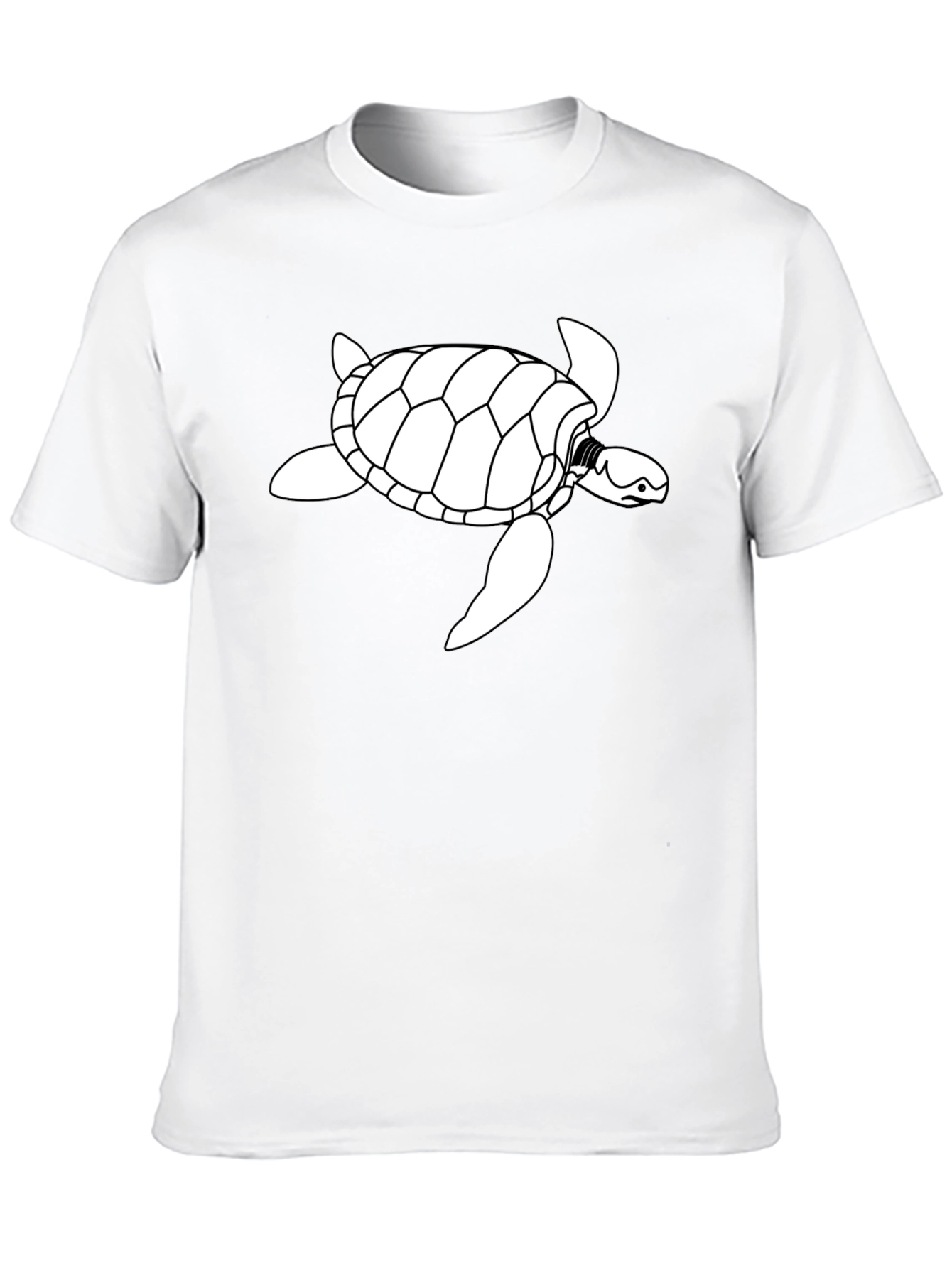 Black Turtle Graphic Tee - Casual Comfort