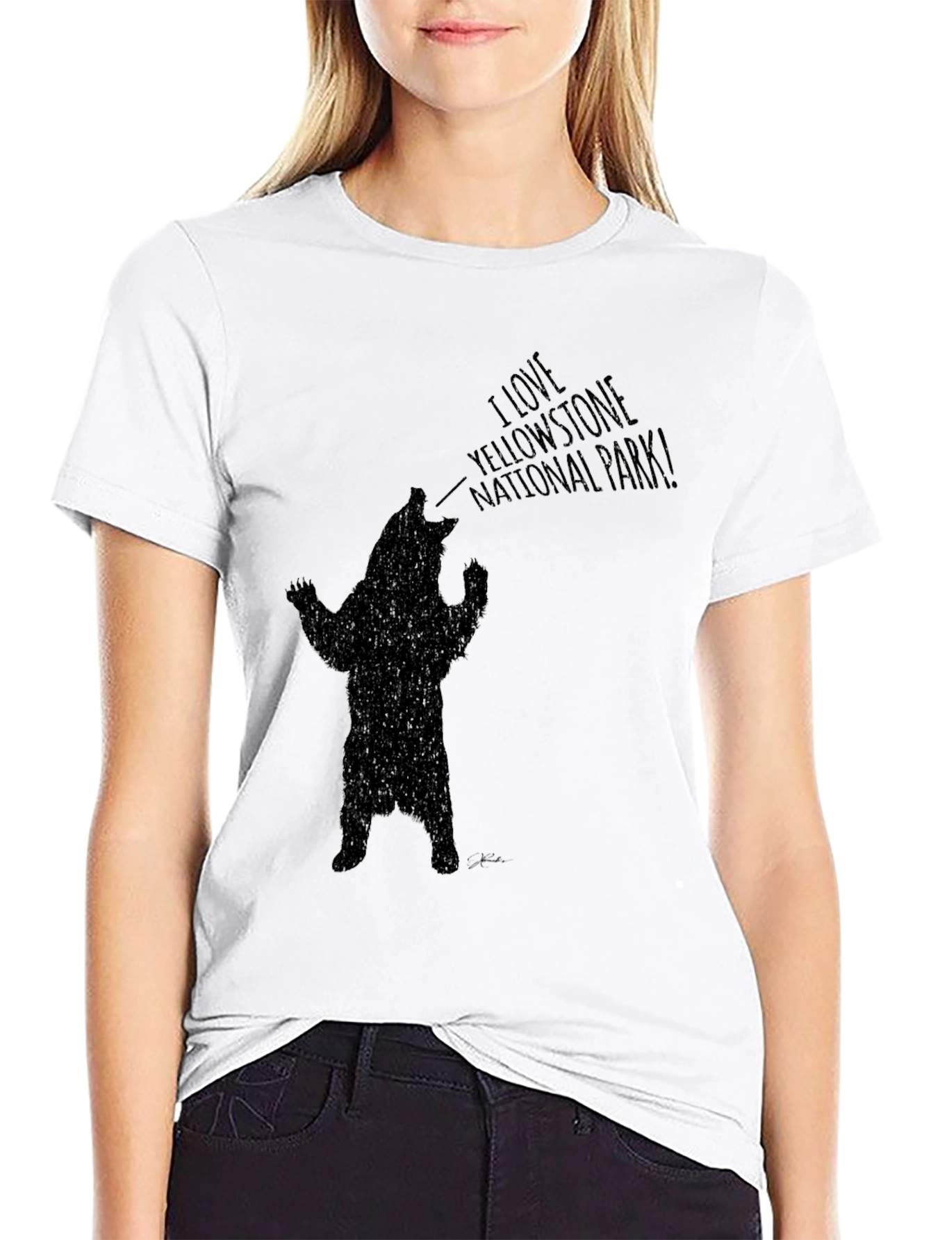 Yellowstone Bear Graphic T-Shirt