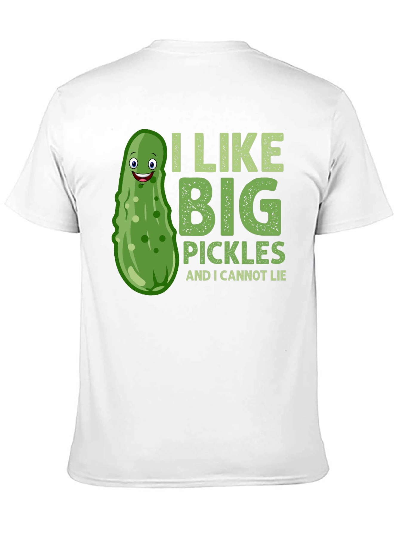 Funny Pickle T-Shirt - I Like Big Pickles Tee