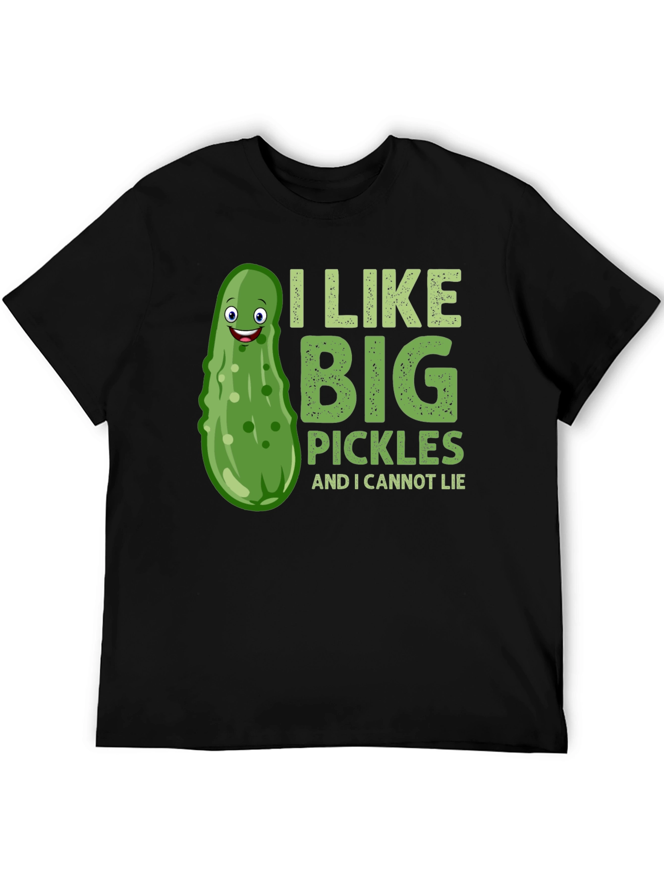 Funny Pickle T-Shirt - I Like Big Pickles Tee