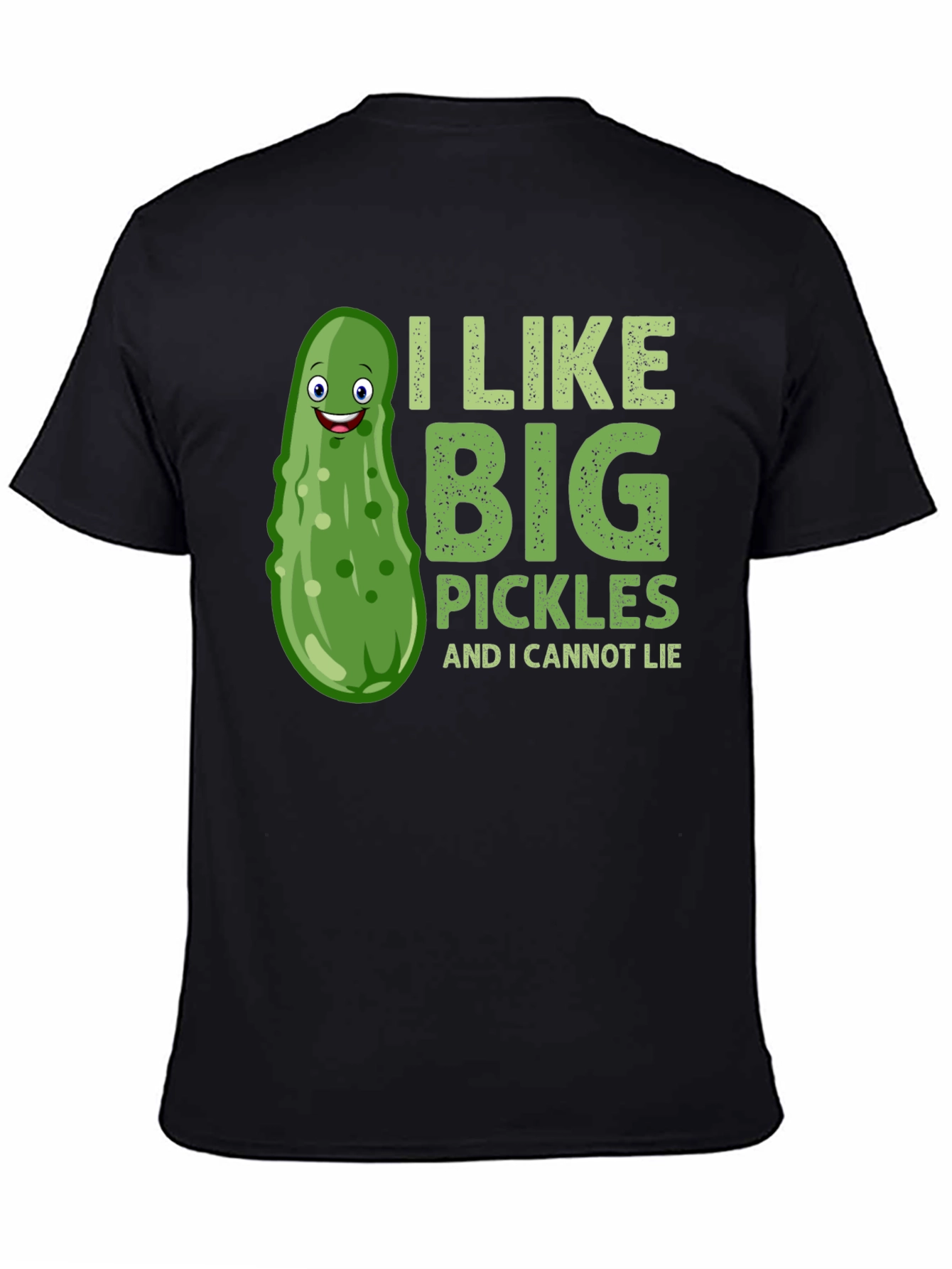 Funny Pickle T-Shirt - I Like Big Pickles Tee