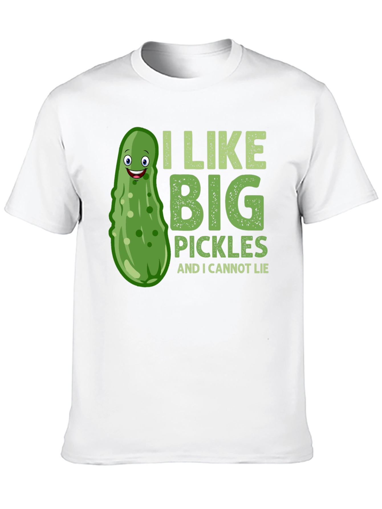 Funny Pickle T-Shirt - I Like Big Pickles Tee
