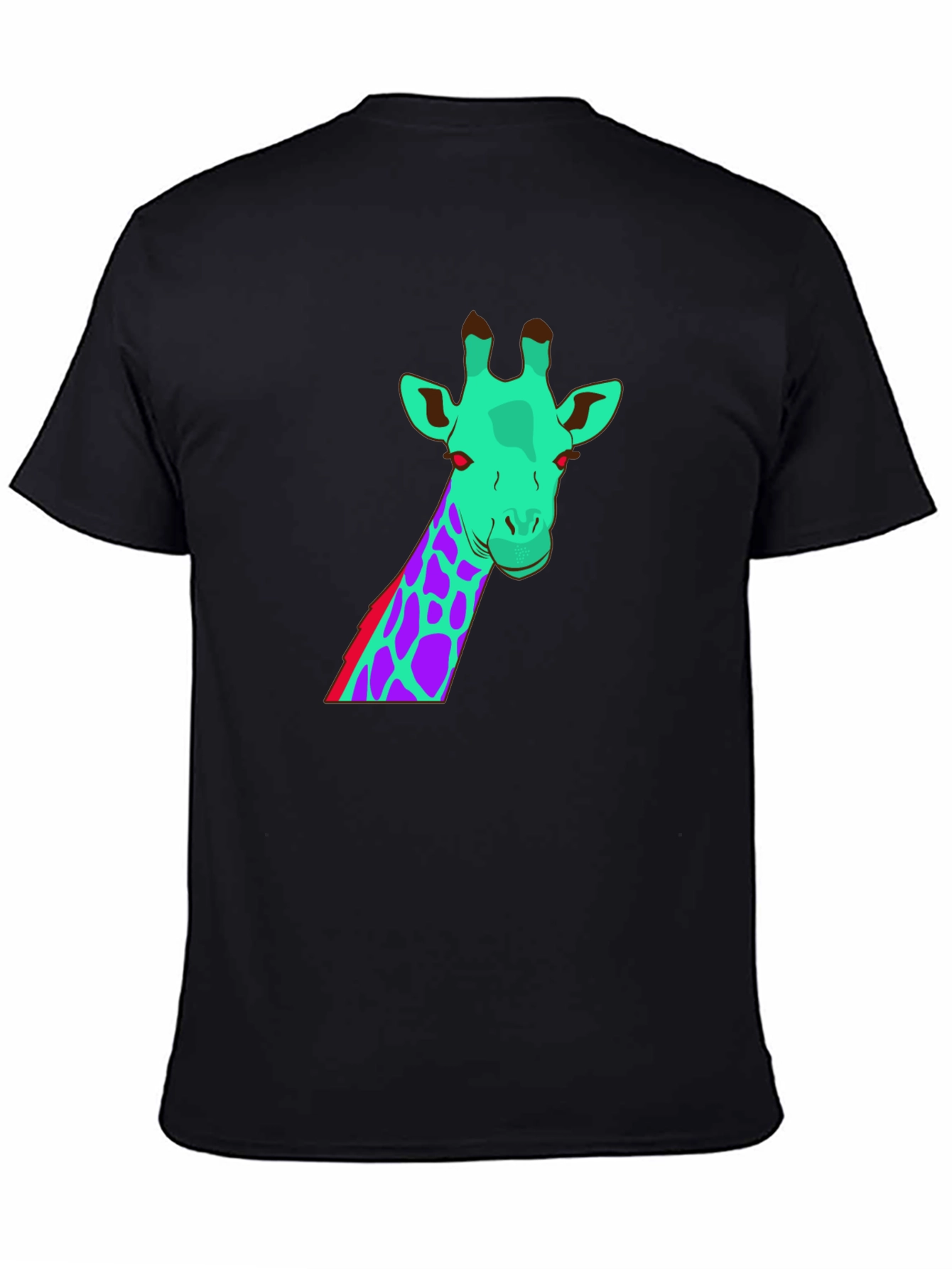 Funky Giraffe Graphic Tee - Unique Design