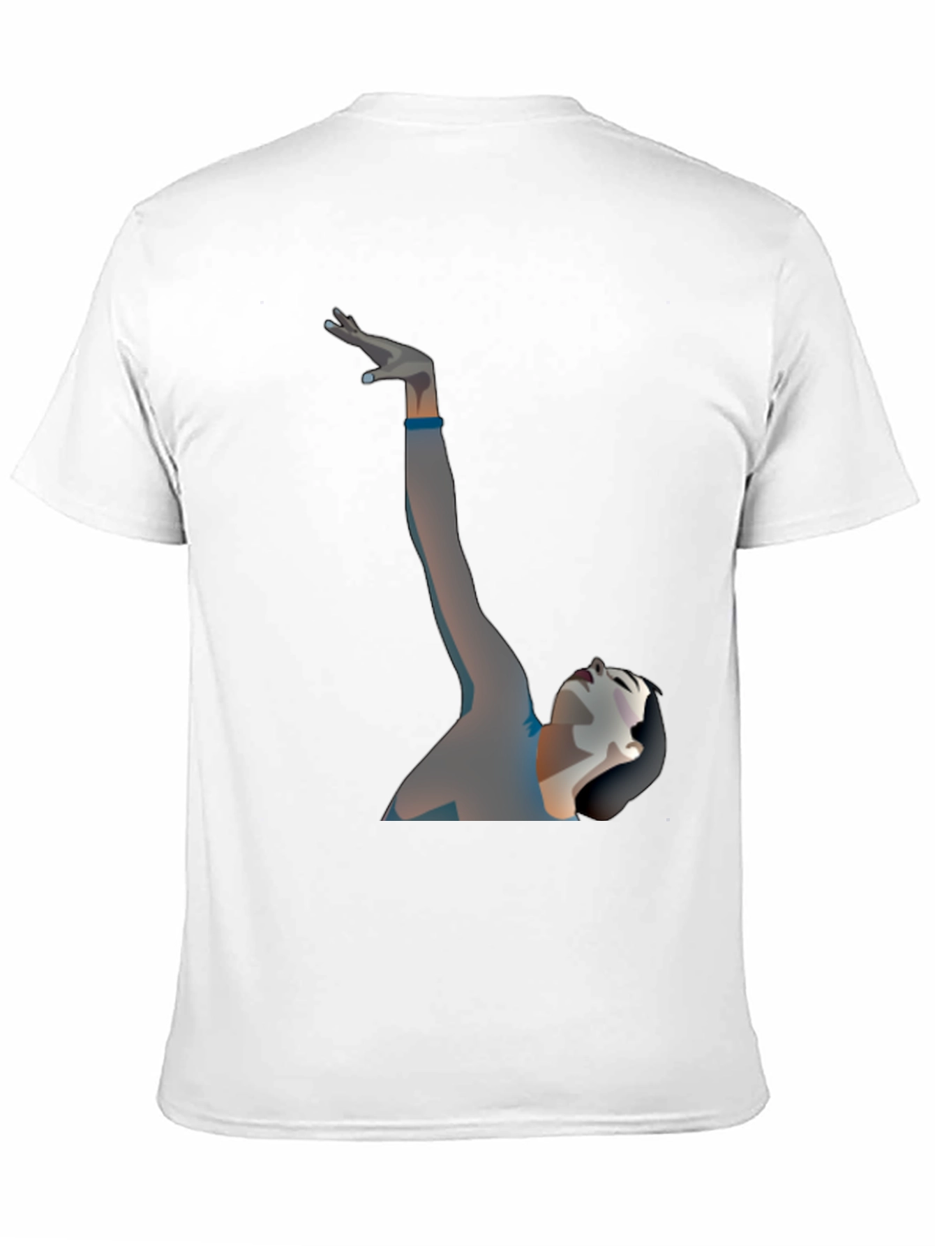 Stylish Black Graphic Tee - Artistic Design