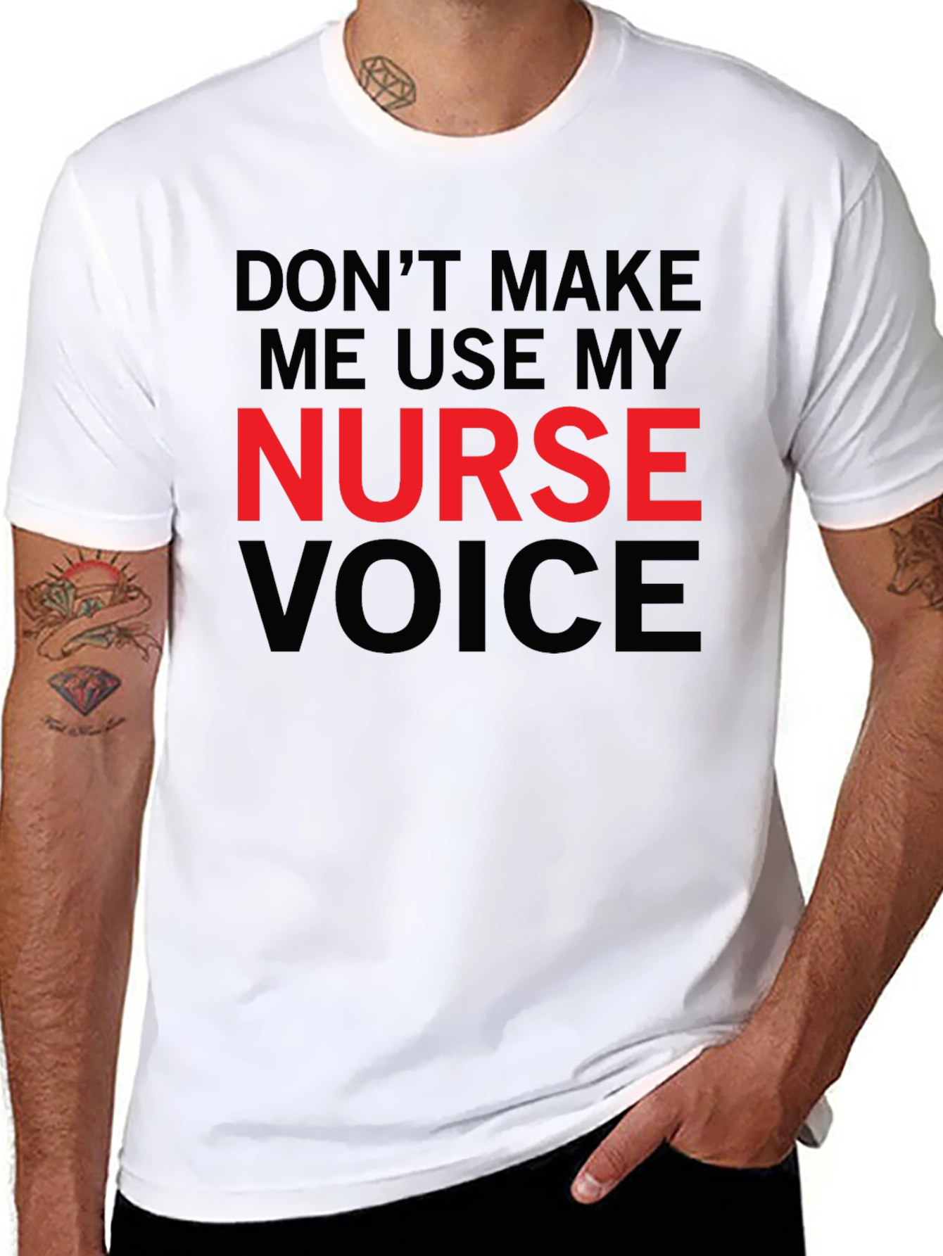 Nurse Voice T-Shirt - Funny Nursing Tee