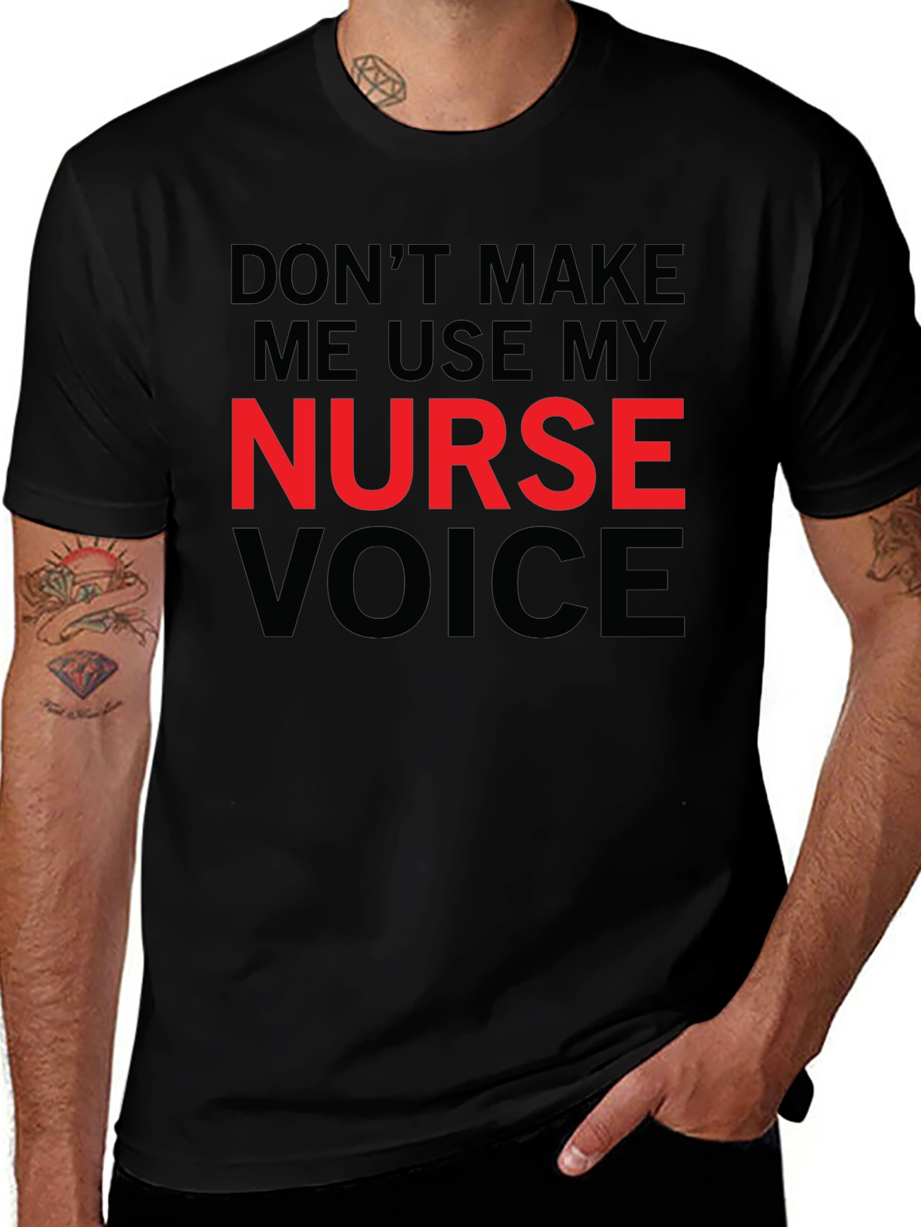 Nurse Voice T-Shirt - Funny Nursing Tee