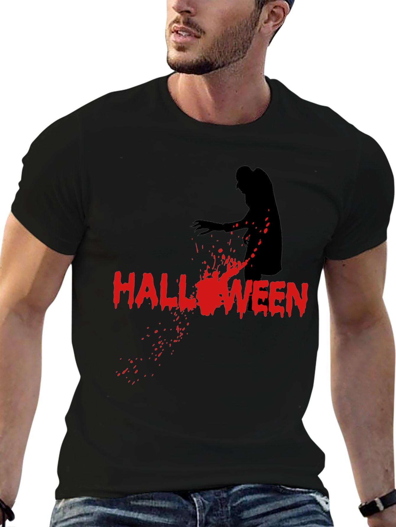 Halloween Zombie T-Shirt - Spooky Graphic Tee