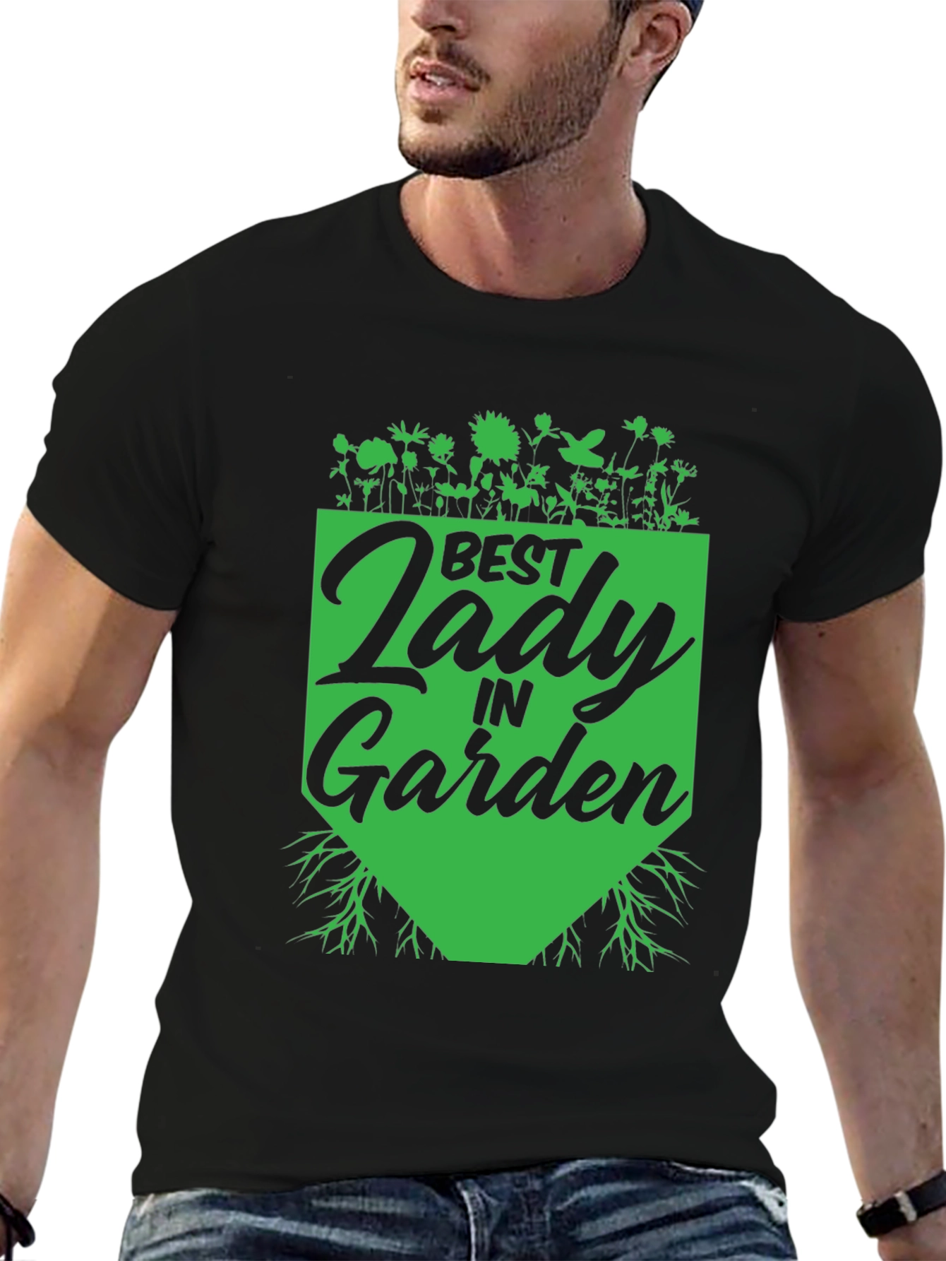 Best Lady in Garden T-Shirt - Gardener Gift