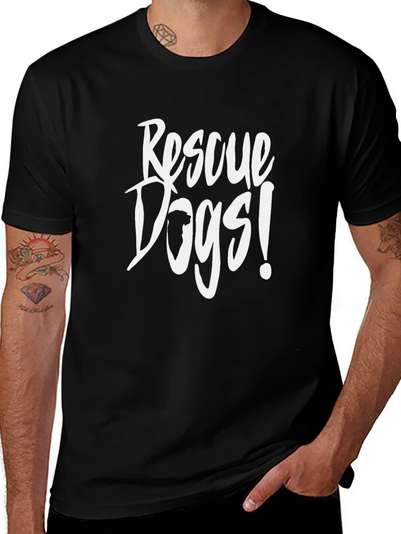 Rescue Dogs Graphic T-Shirt
