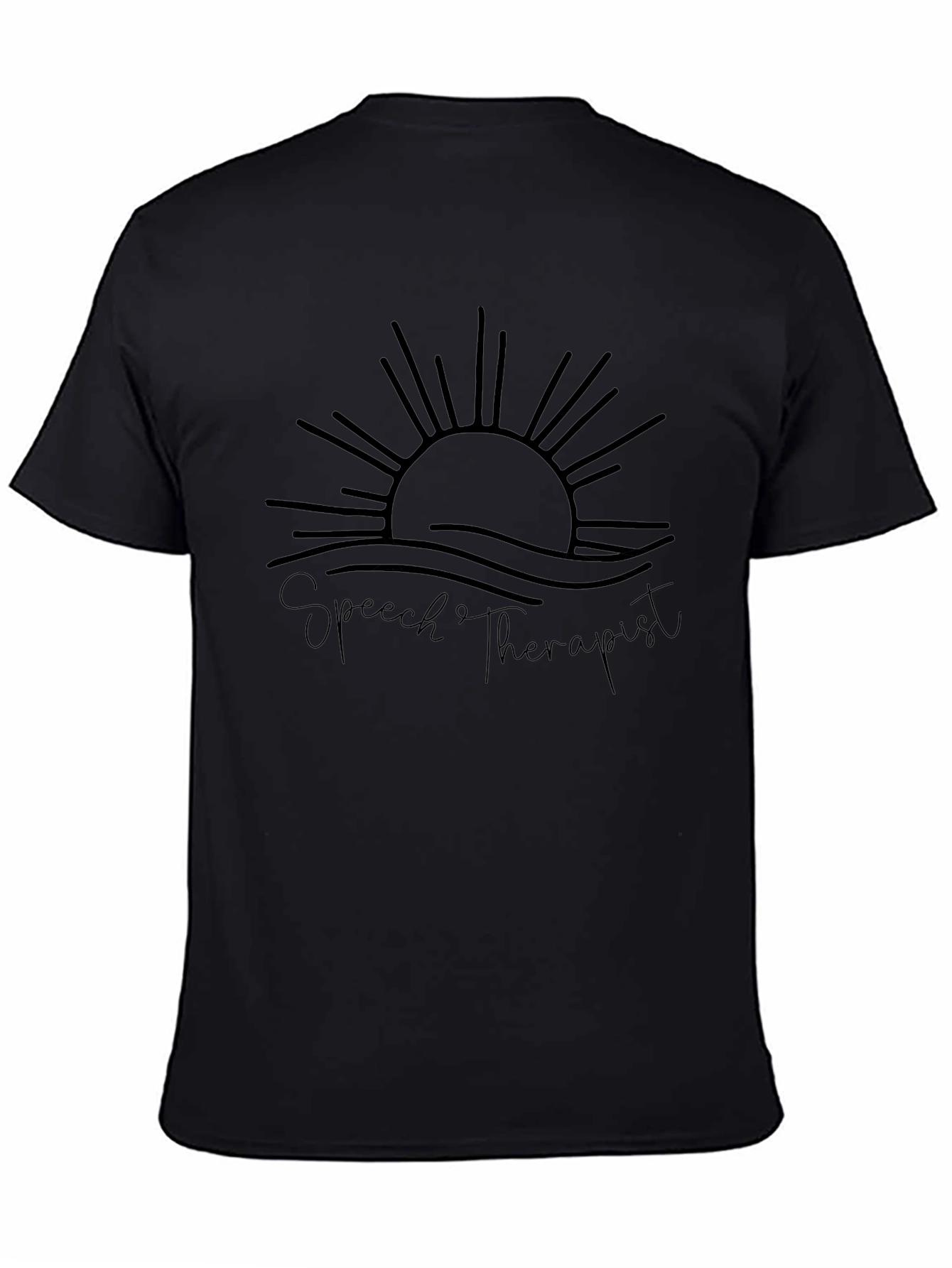 Speech Therapist Sun Graphic T-Shirt