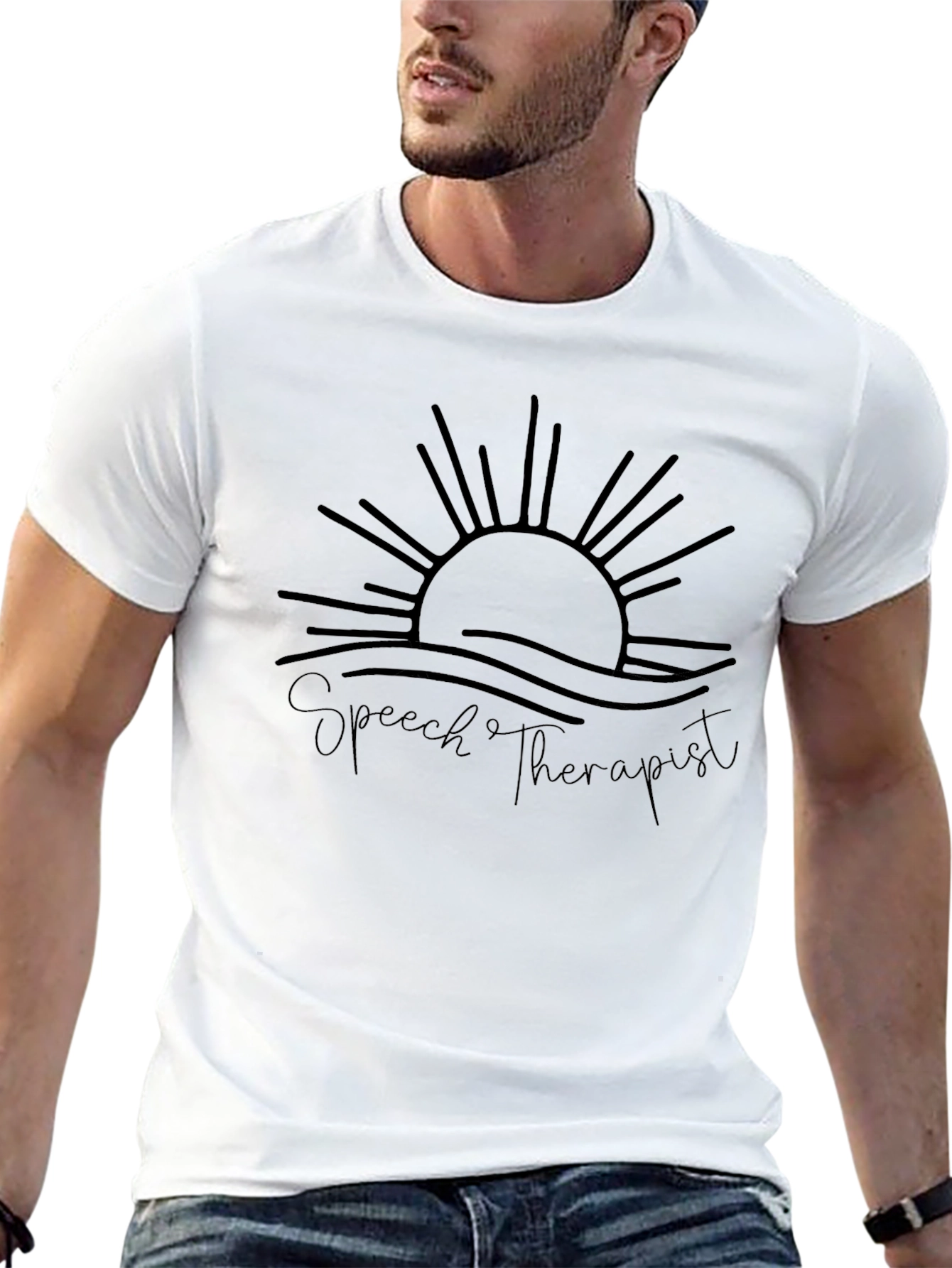 Speech Therapist Sun Graphic T-Shirt