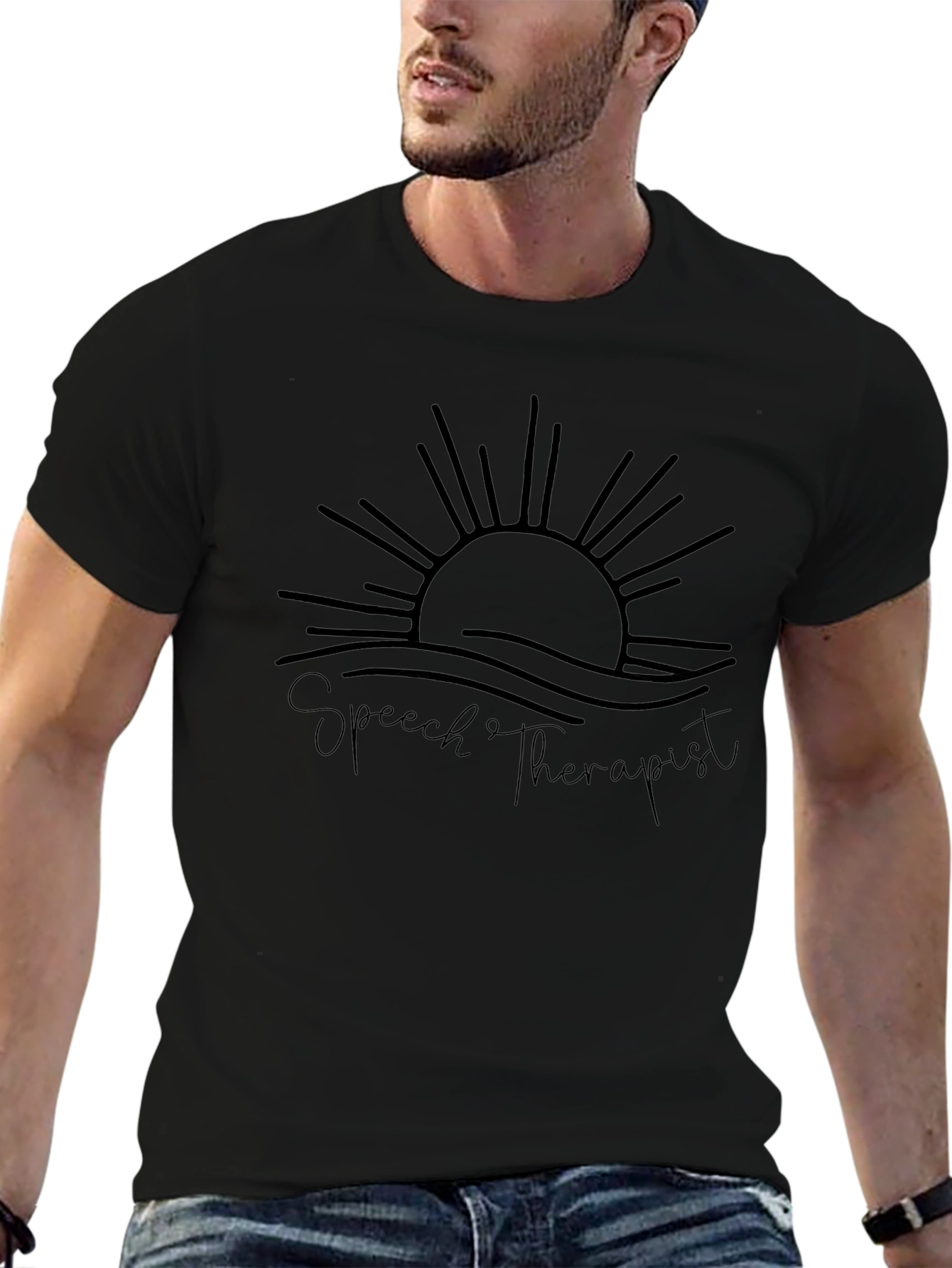 Speech Therapist Sun Graphic T-Shirt