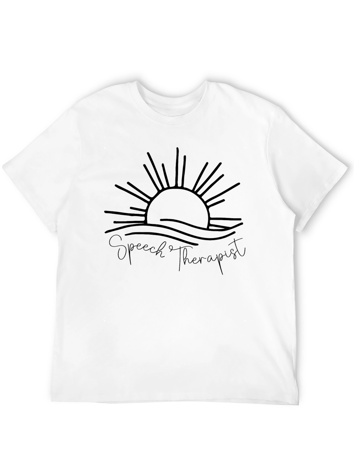 Speech Therapist Sun Graphic T-Shirt