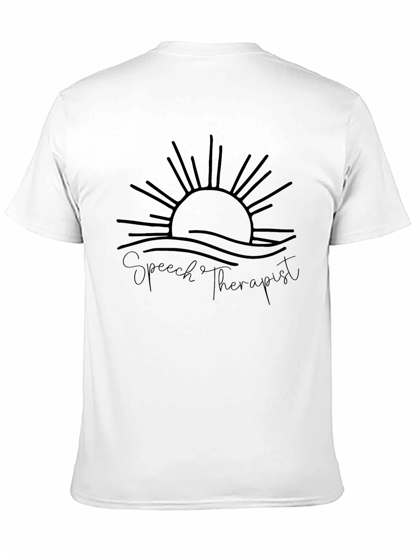 Speech Therapist Sun Graphic T-Shirt