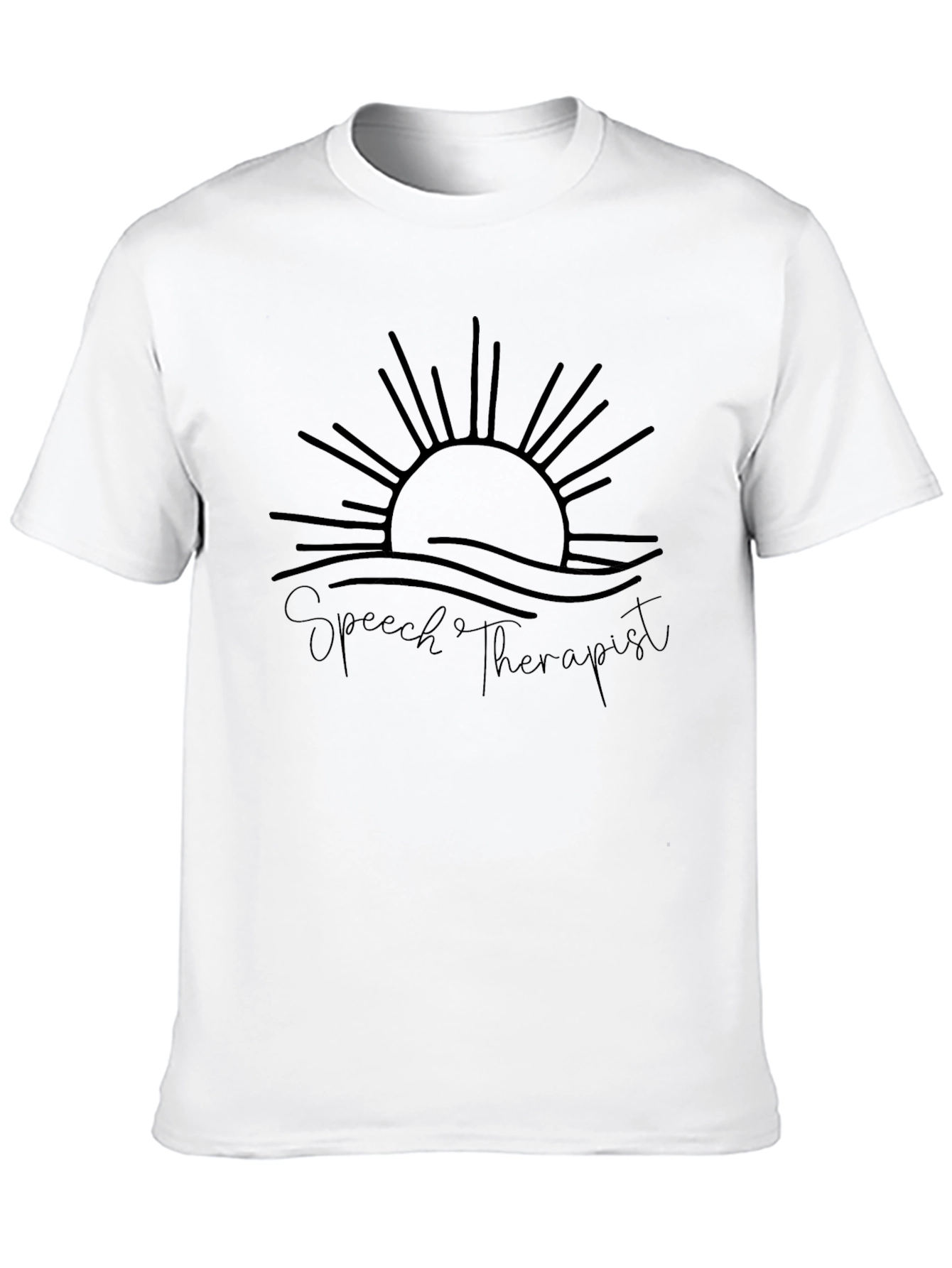 Speech Therapist Sun Graphic T-Shirt