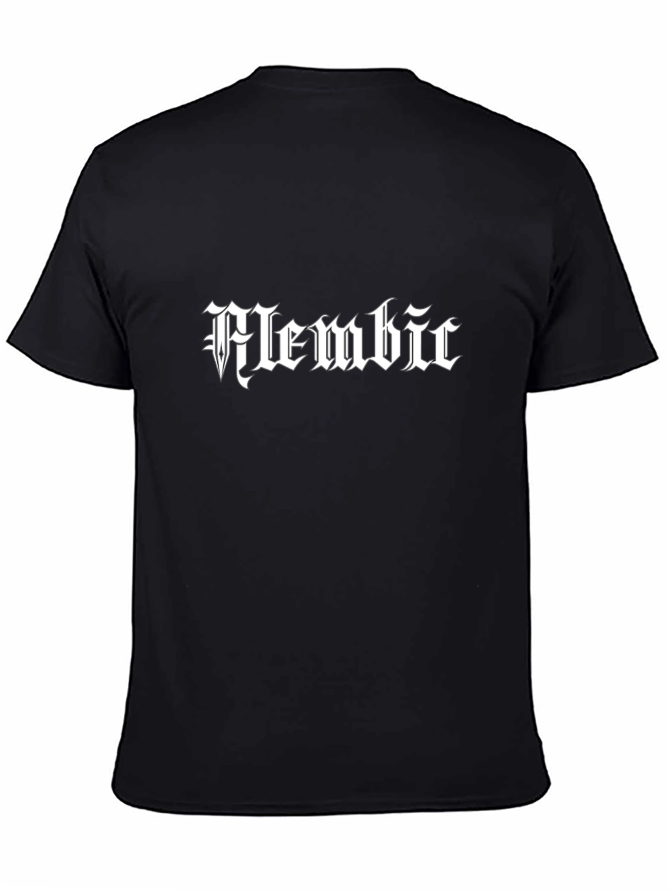 Rlembic T-Shirt - Gothic Style Black Tee