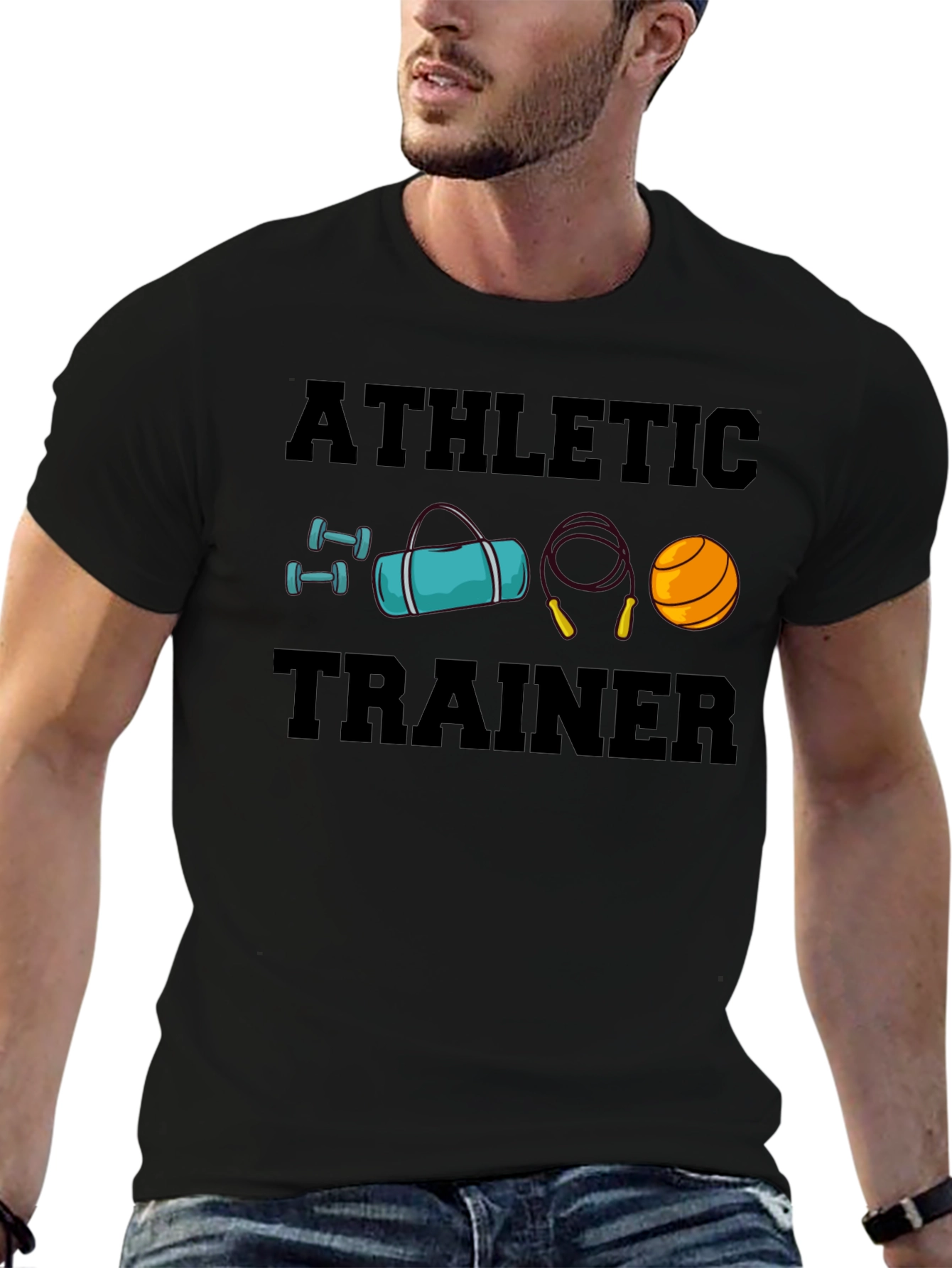 Athletic Trainer T-Shirt - Fitness Design