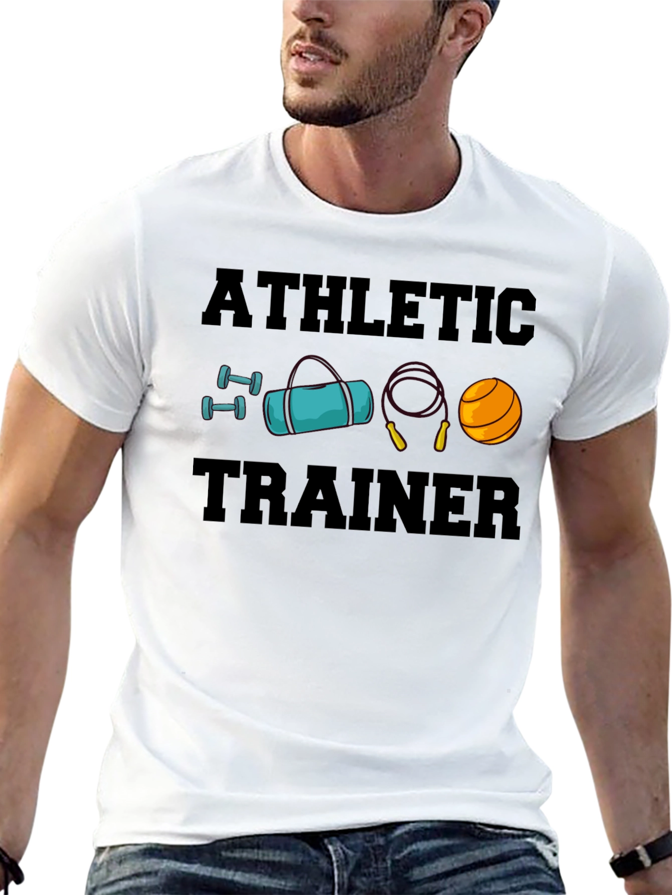 Athletic Trainer T-Shirt - Fitness Design