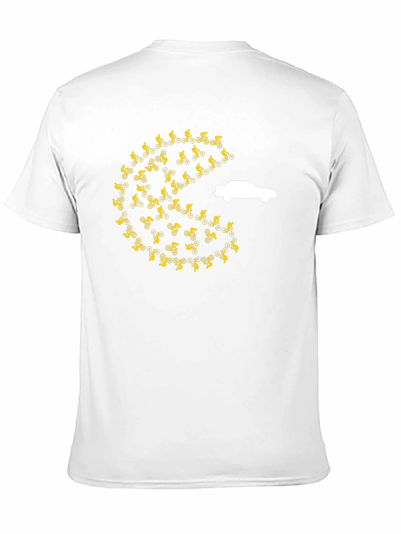 Cycling Pac-Man Car Chase T-Shirt