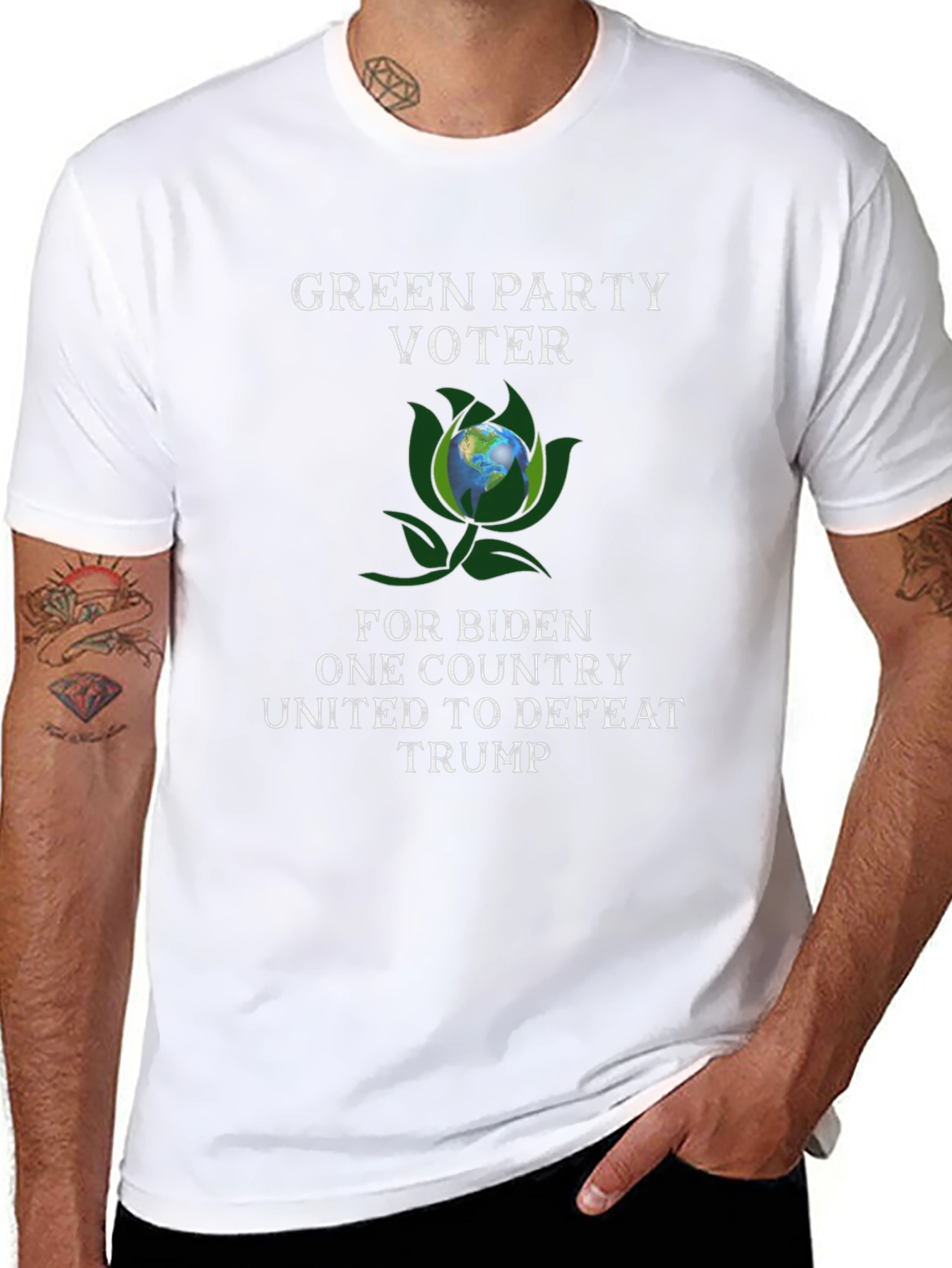 Green Party Voter T-Shirt - Biden Supporter