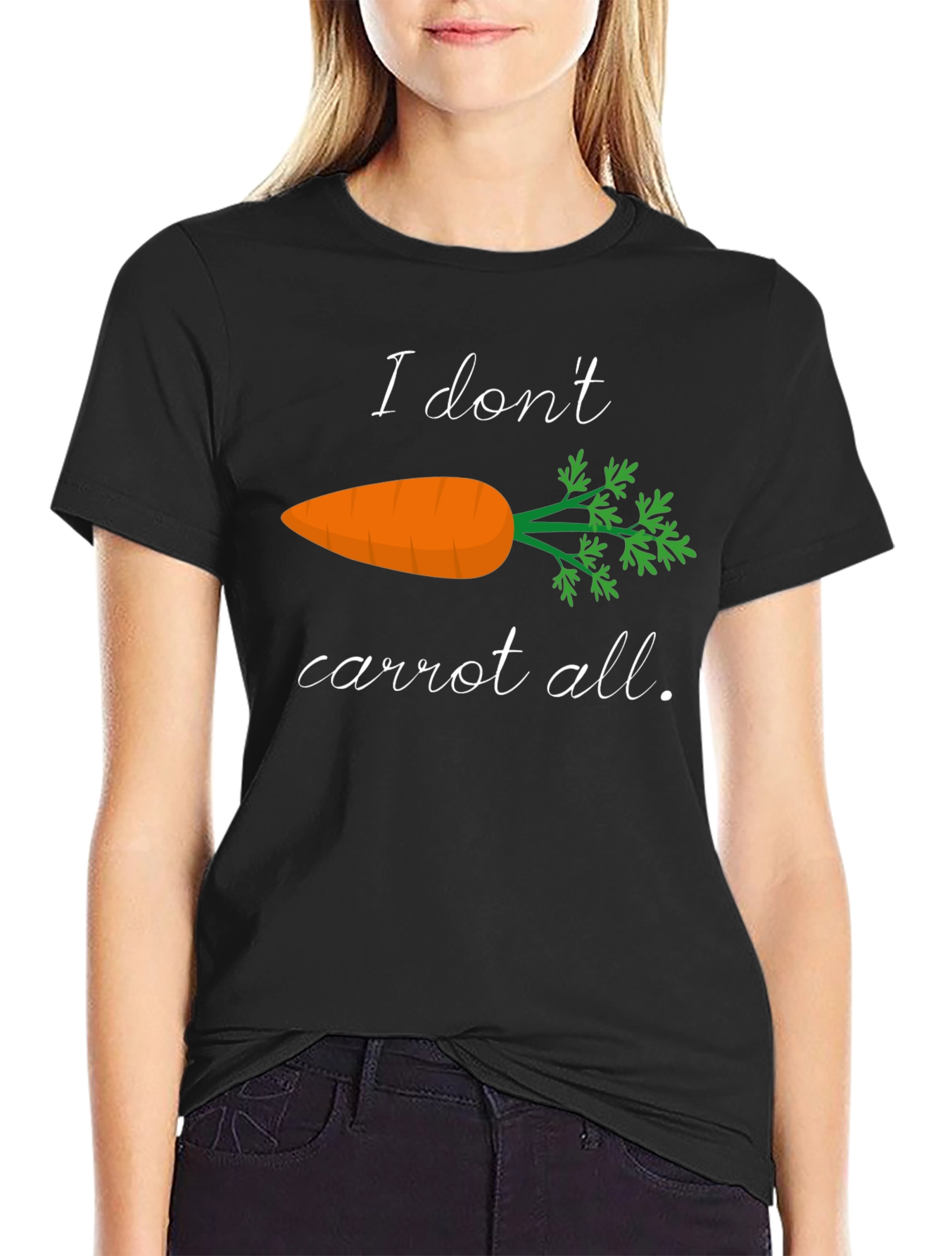 I Dont Carrot All T-Shirt Funny Foodie Tee