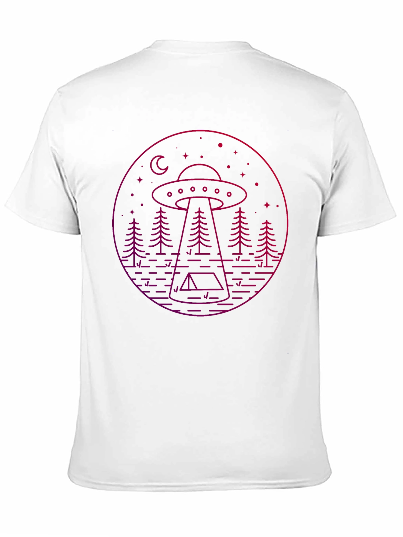 UFO Camping Graphic Tee - Black