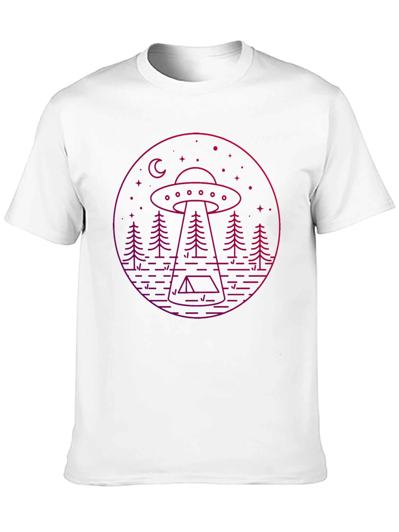 UFO Camping Graphic Tee - Black