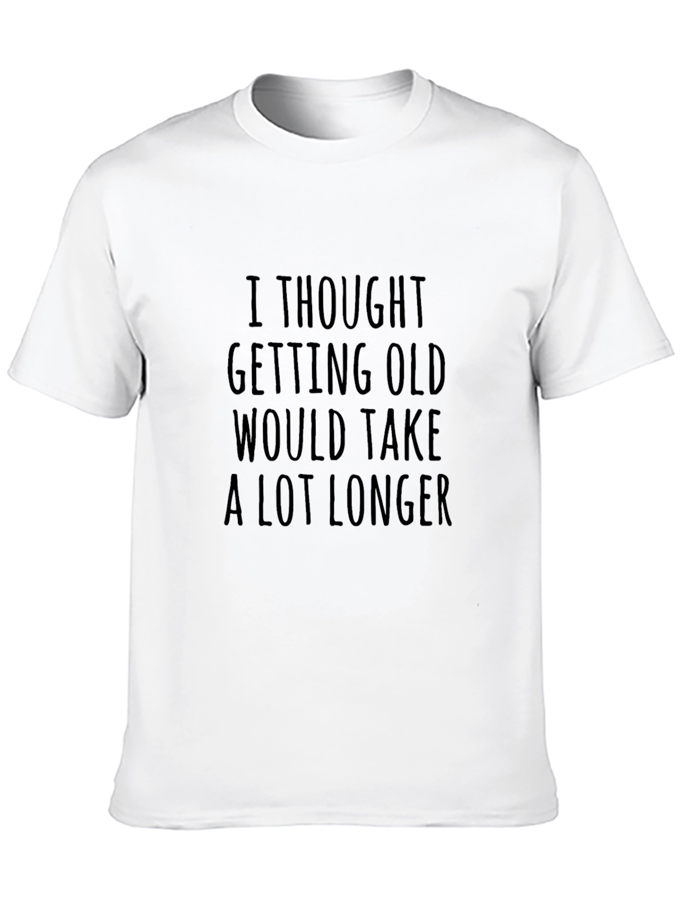 Funny Getting Old Graphic Tee - Black