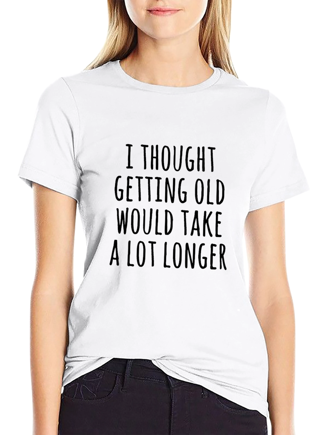 Funny Getting Old Graphic Tee - Black