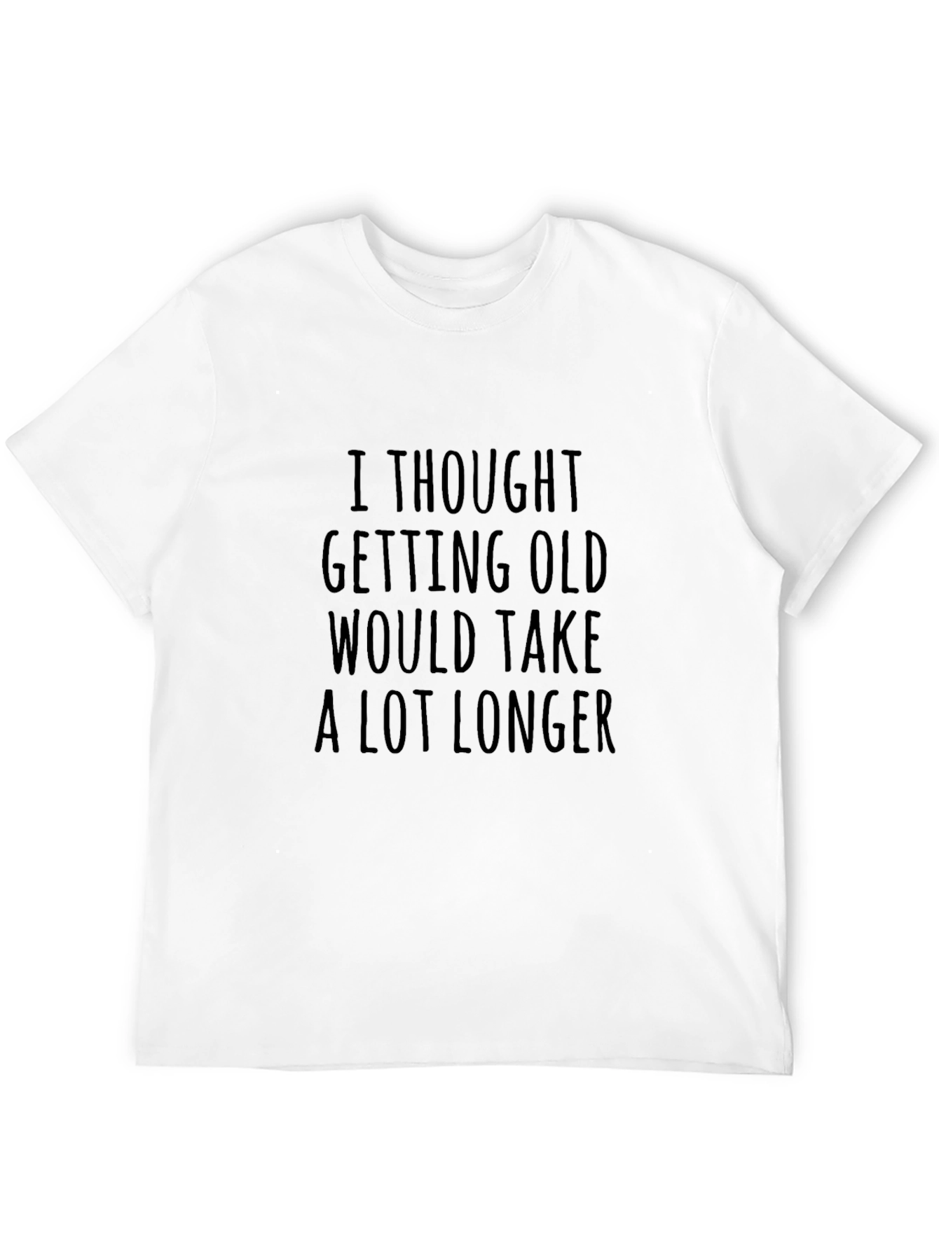 Funny Getting Old Graphic Tee - Black