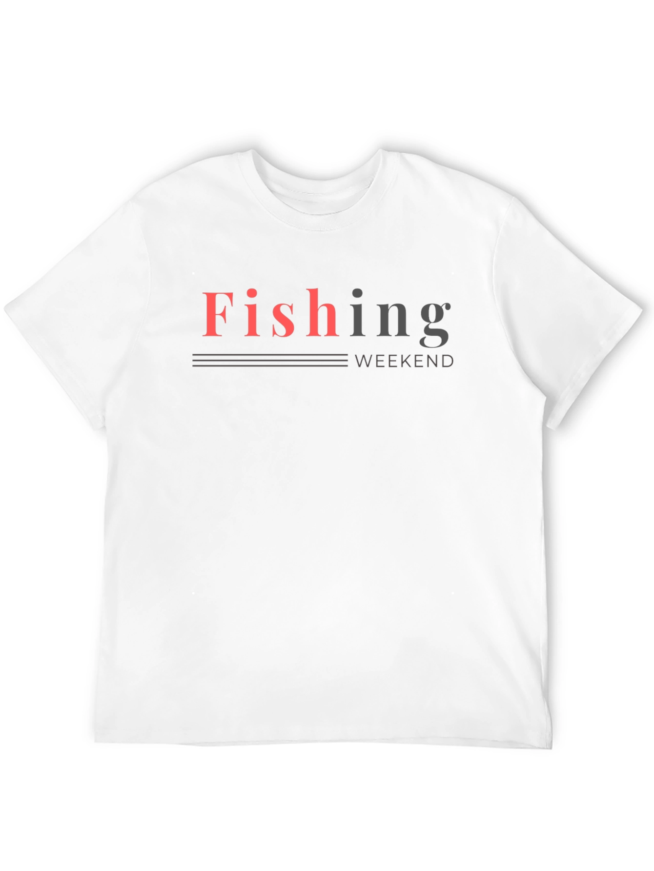 Fishing Weekend Black T-Shirt