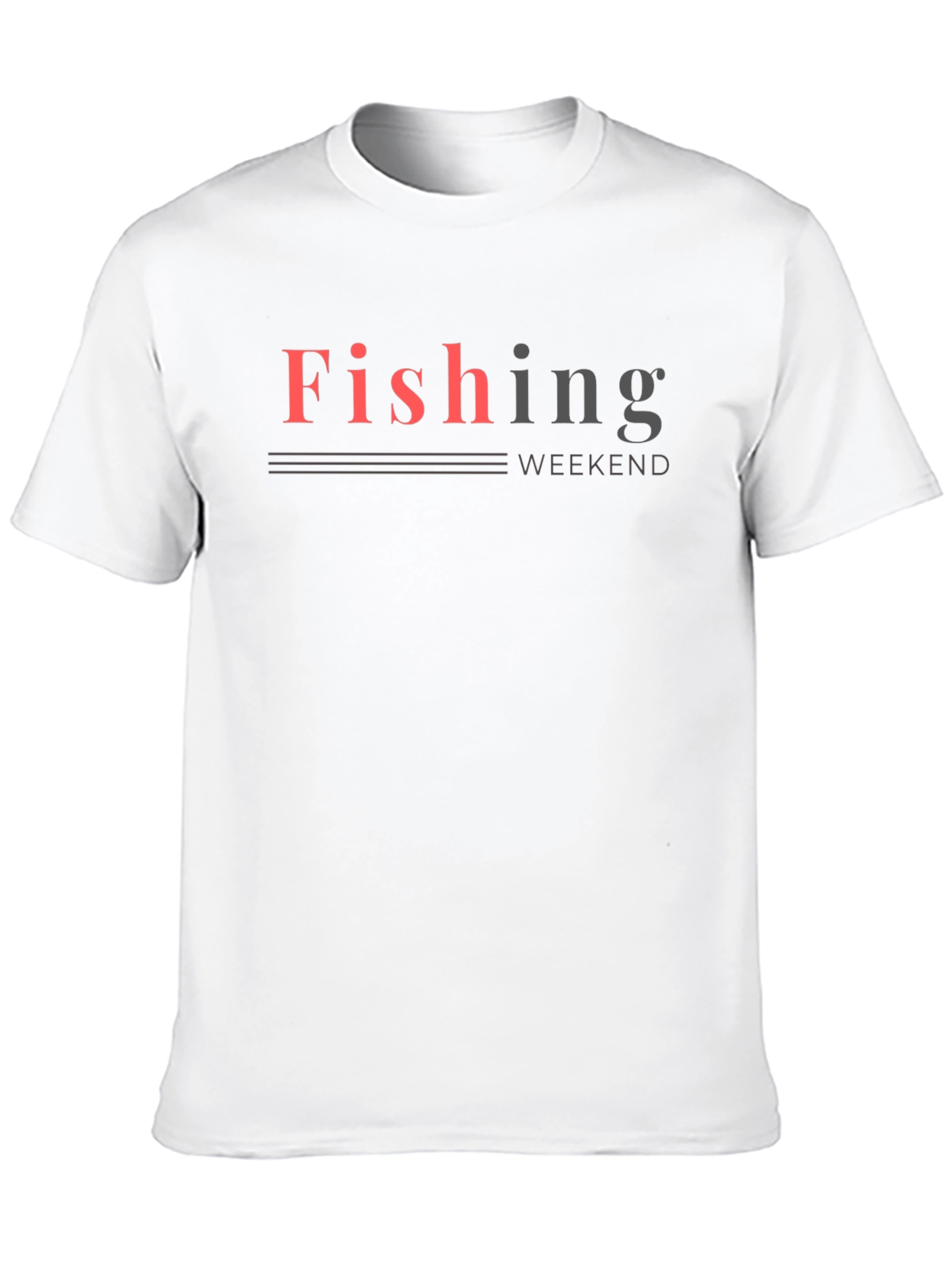 Fishing Weekend Black T-Shirt