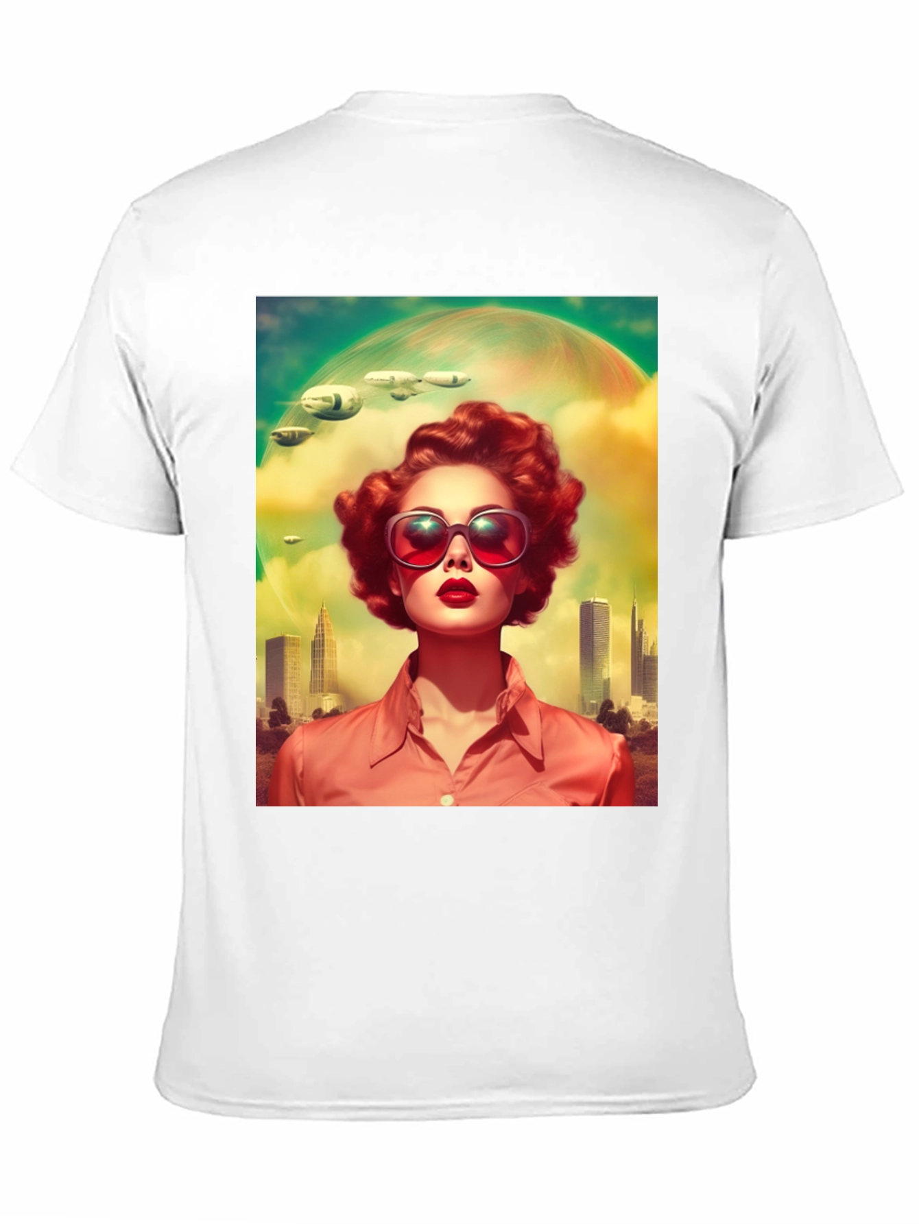 Retro Sci-Fi Woman Graphic Tee