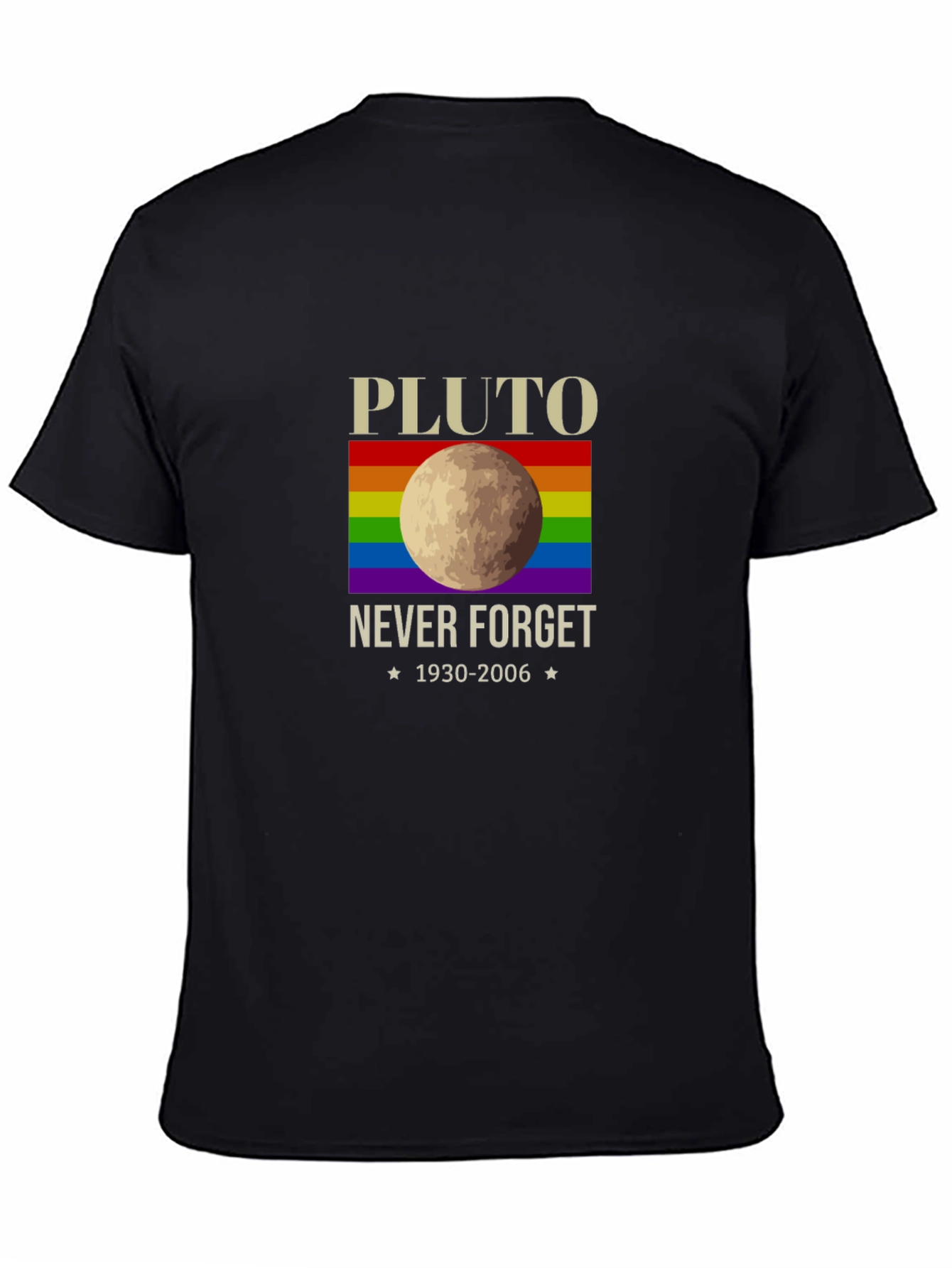 Pluto Never Forget LGBT Pride T-Shirt