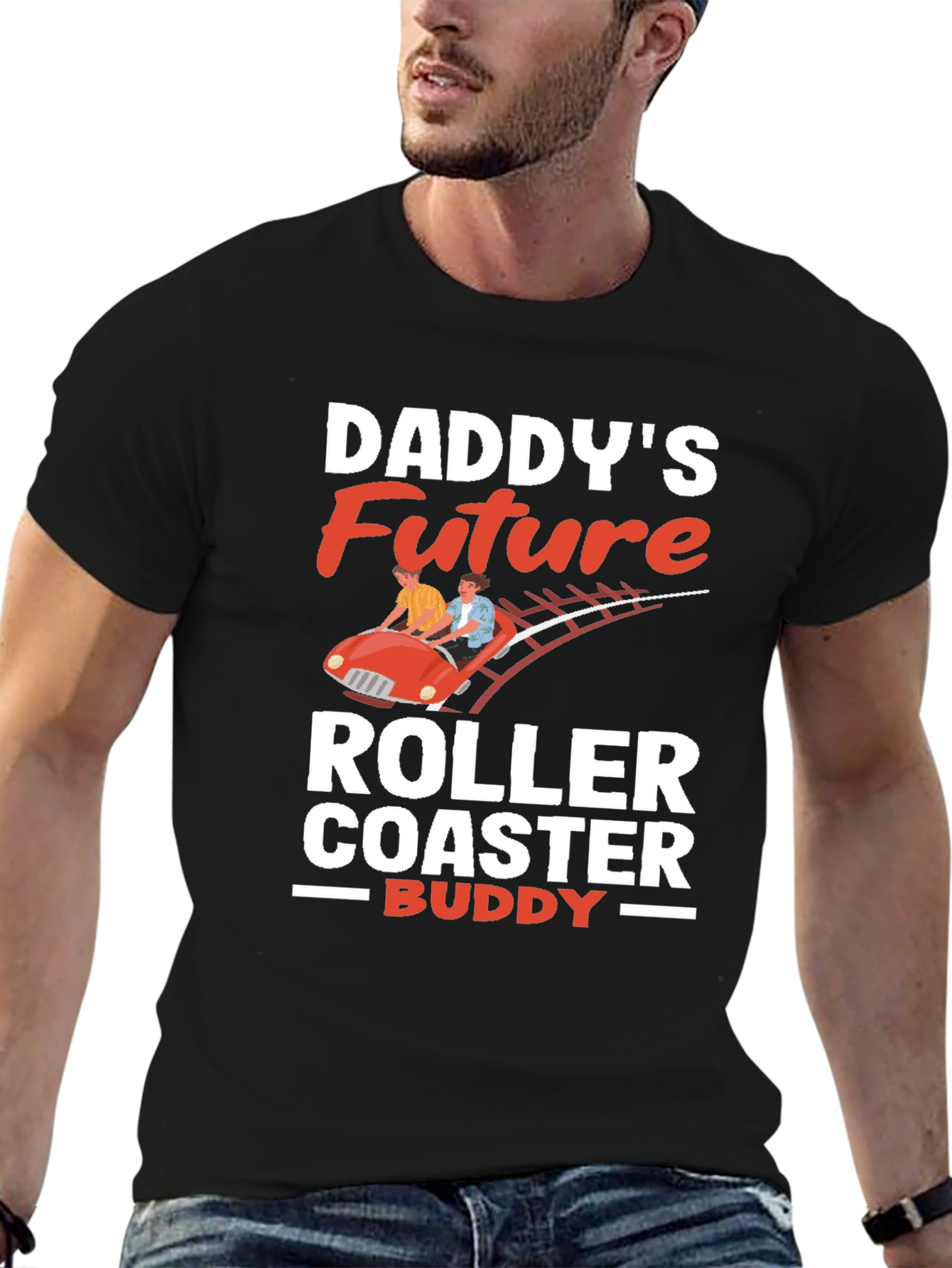 Daddys Future Roller Coaster Buddy T-Shirt