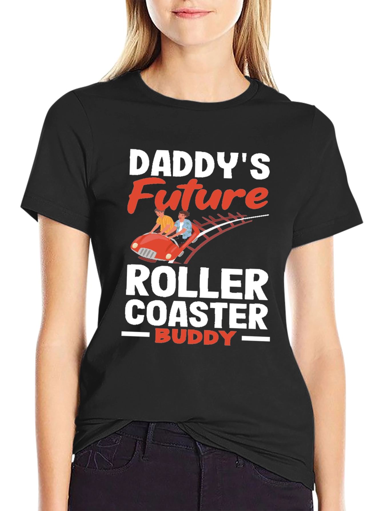 Daddys Future Roller Coaster Buddy T-Shirt