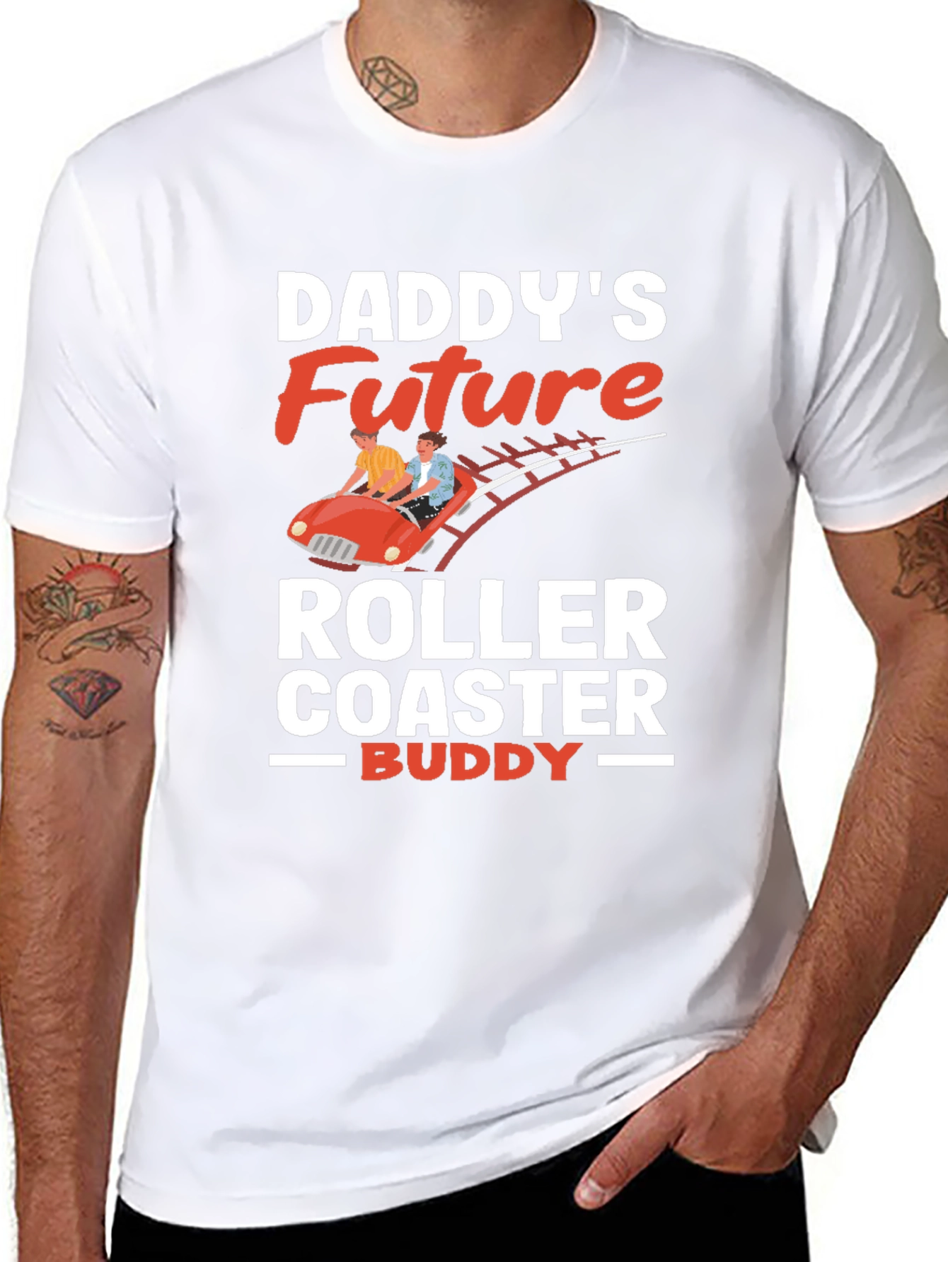 Daddys Future Roller Coaster Buddy T-Shirt