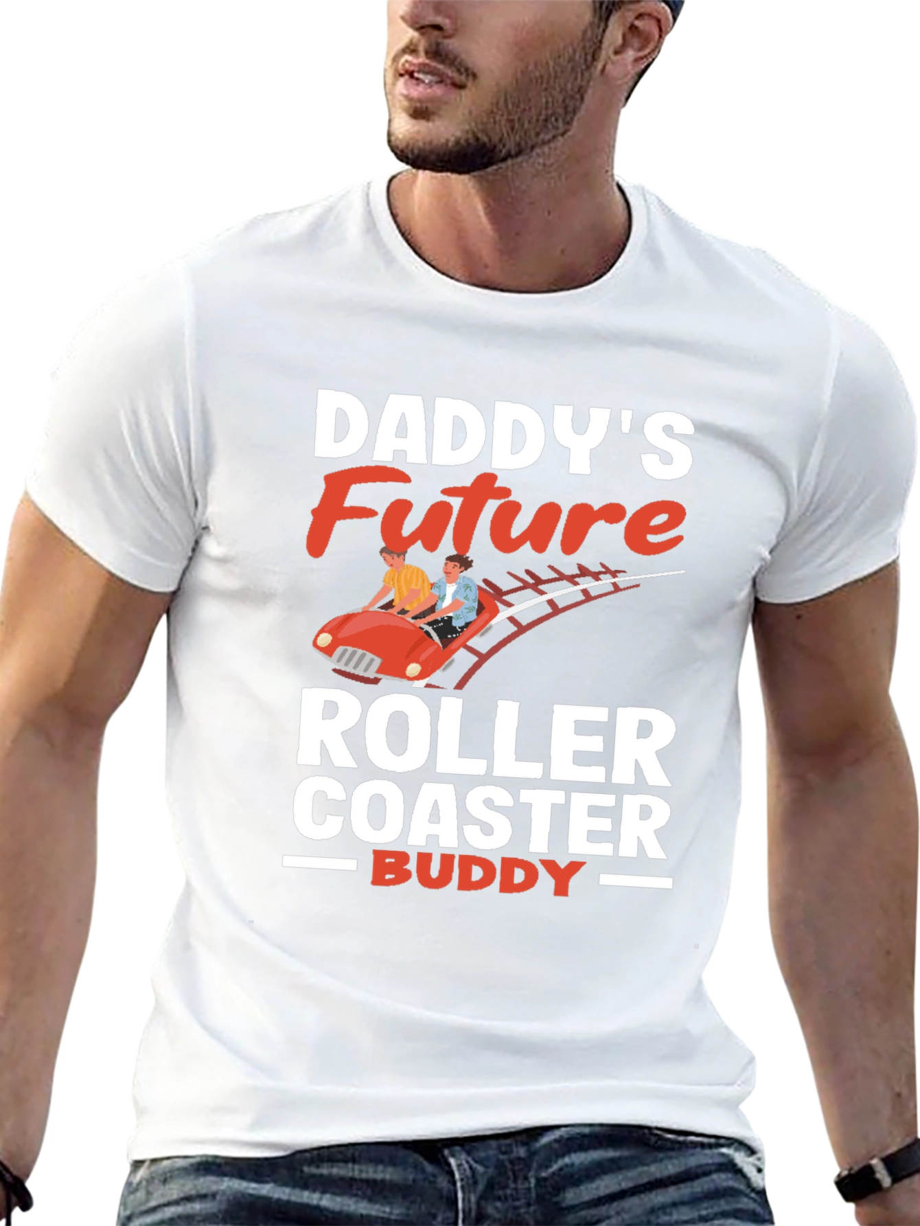 Daddys Future Roller Coaster Buddy T-Shirt