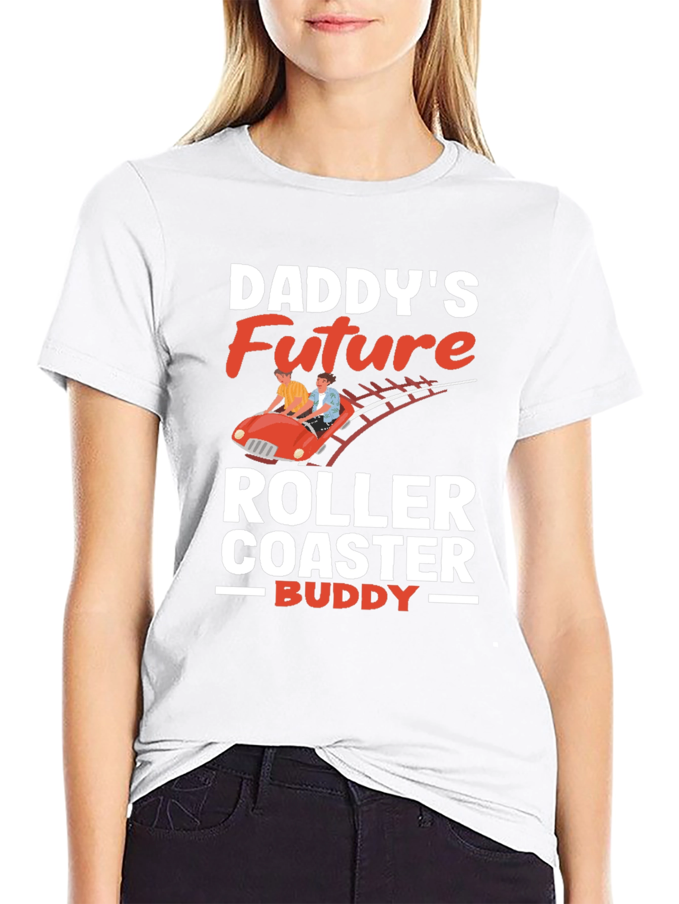 Daddys Future Roller Coaster Buddy T-Shirt