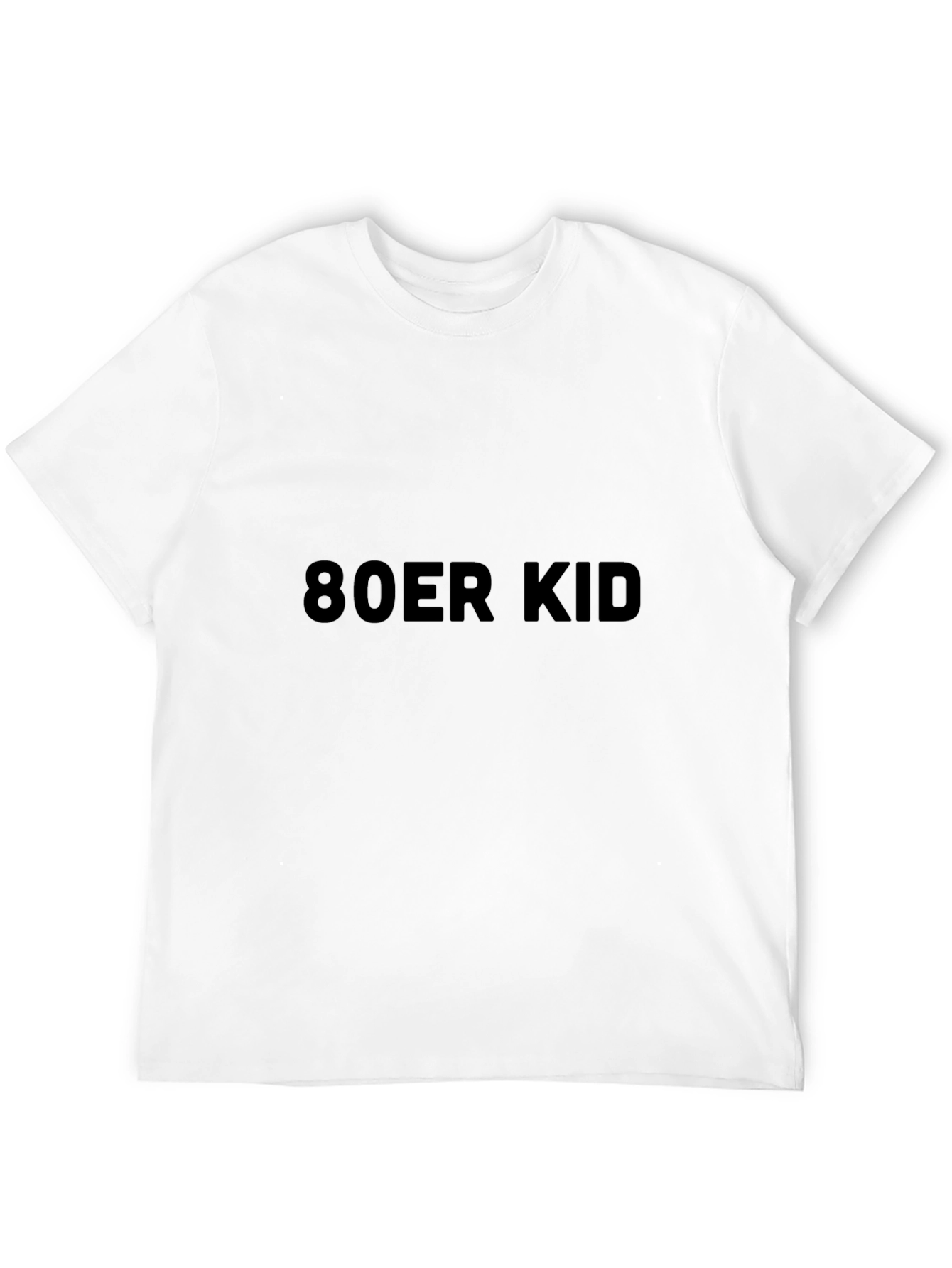 80er Kid Black Tee - Retro Style!