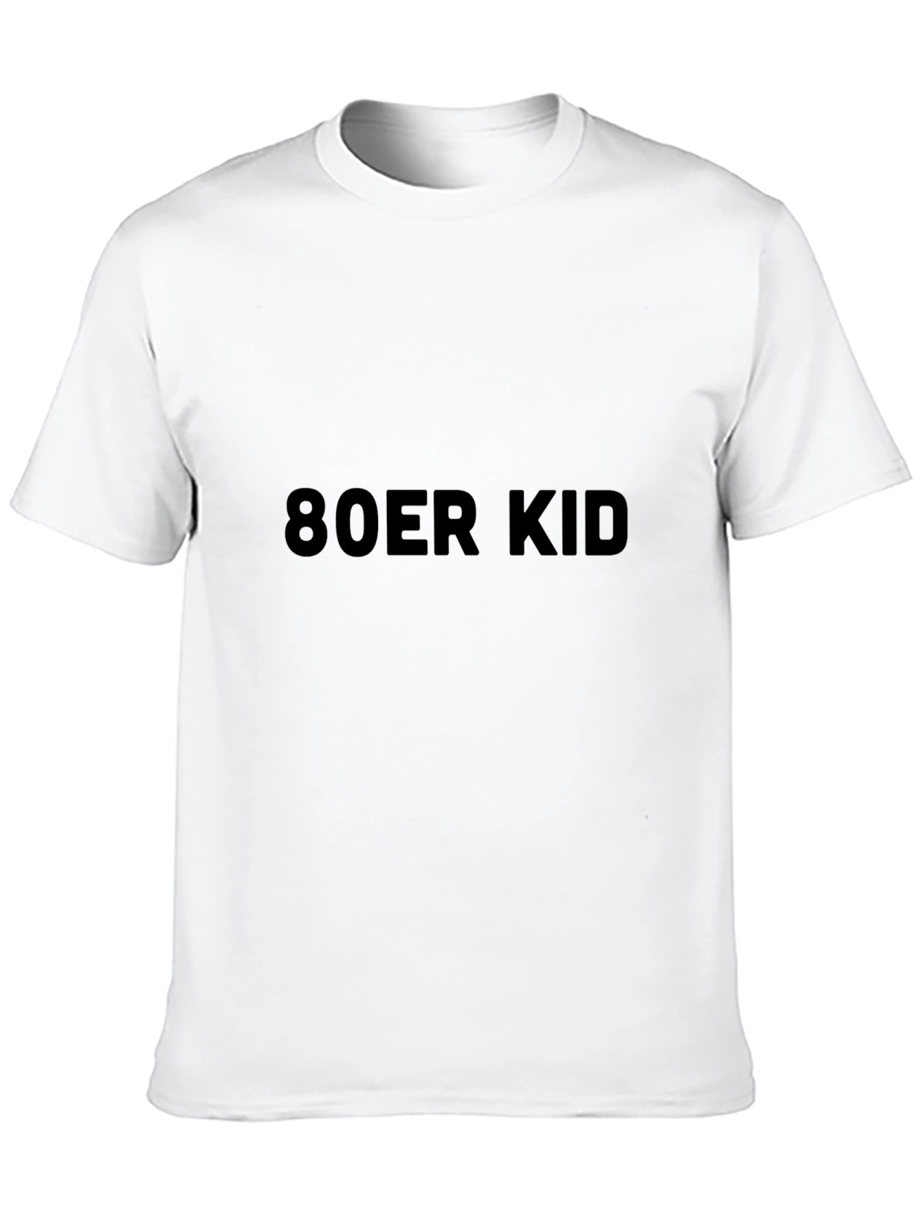 80er Kid Black Tee - Retro Style!