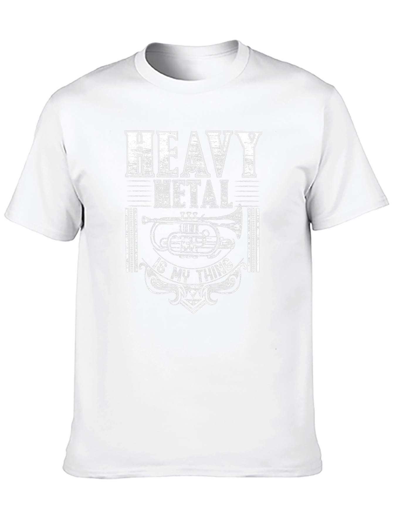 Heavy Metal Trumpet Graphic T-Shirt