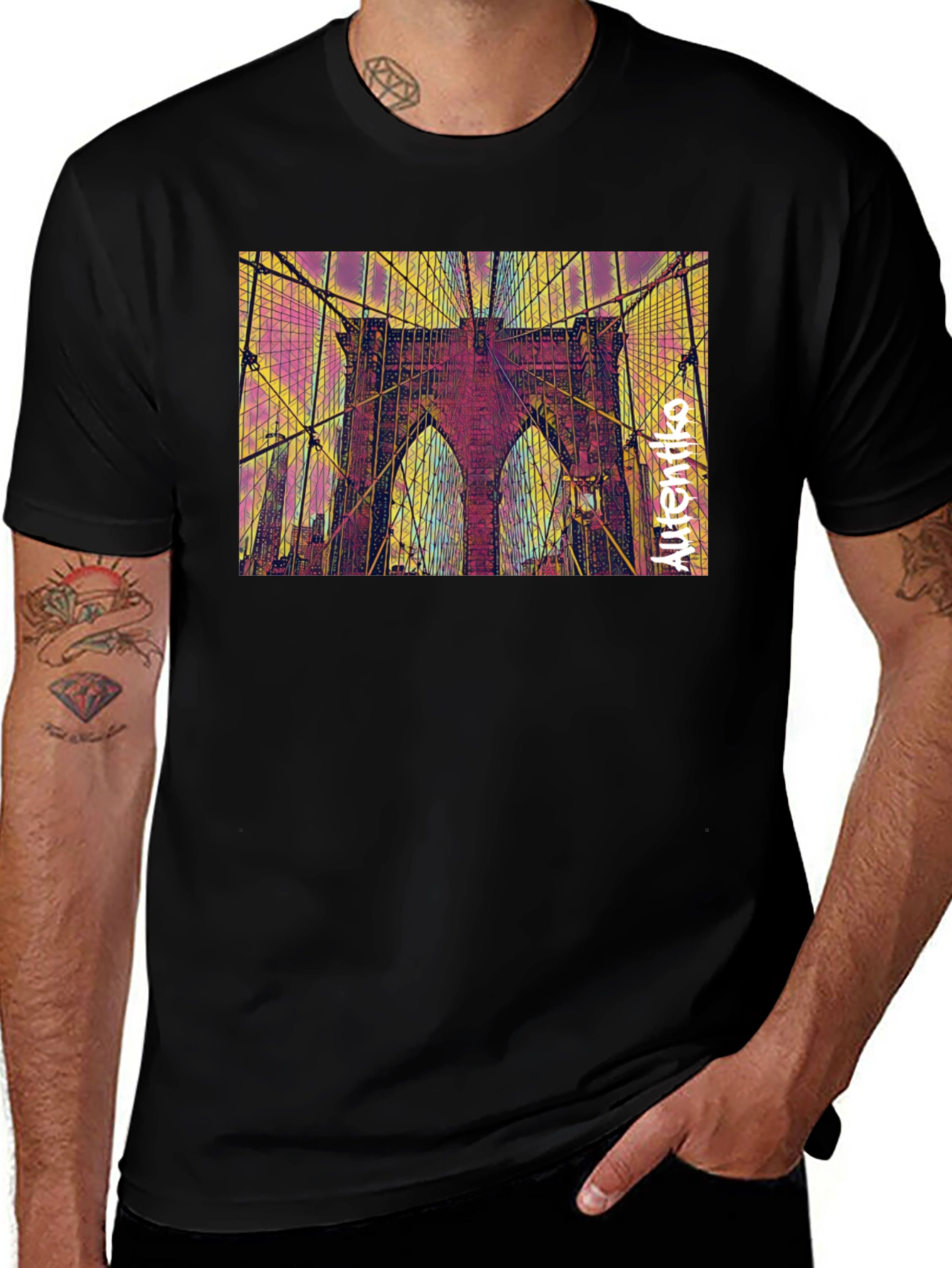 Brooklyn Bridge Graphic Tee - Unique Urban Style