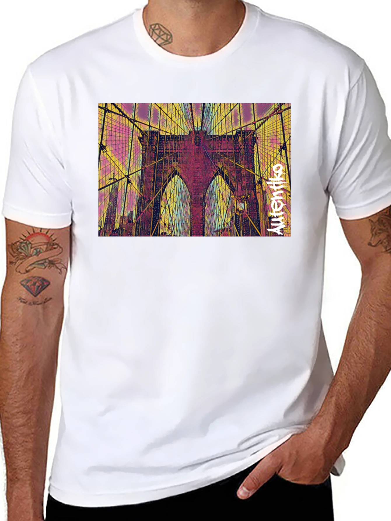 Brooklyn Bridge Graphic Tee - Unique Urban Style