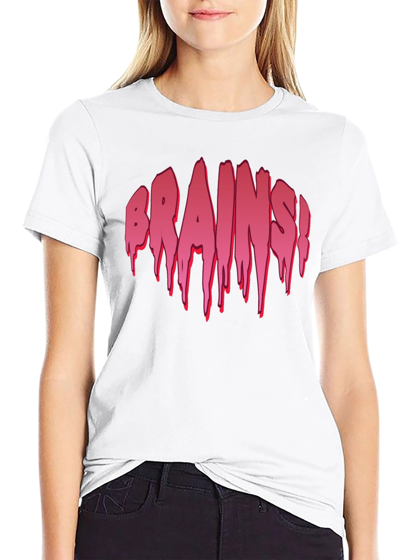 Brains! Graphic T-Shirt - Black