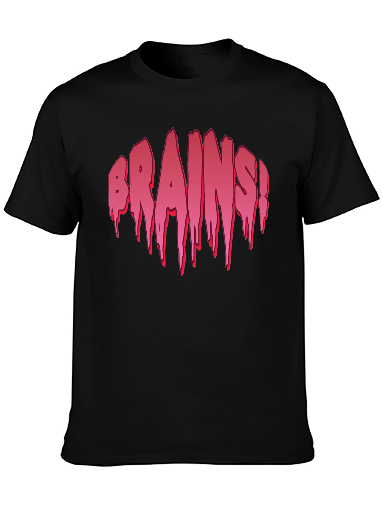 Brains! Graphic T-Shirt - Black