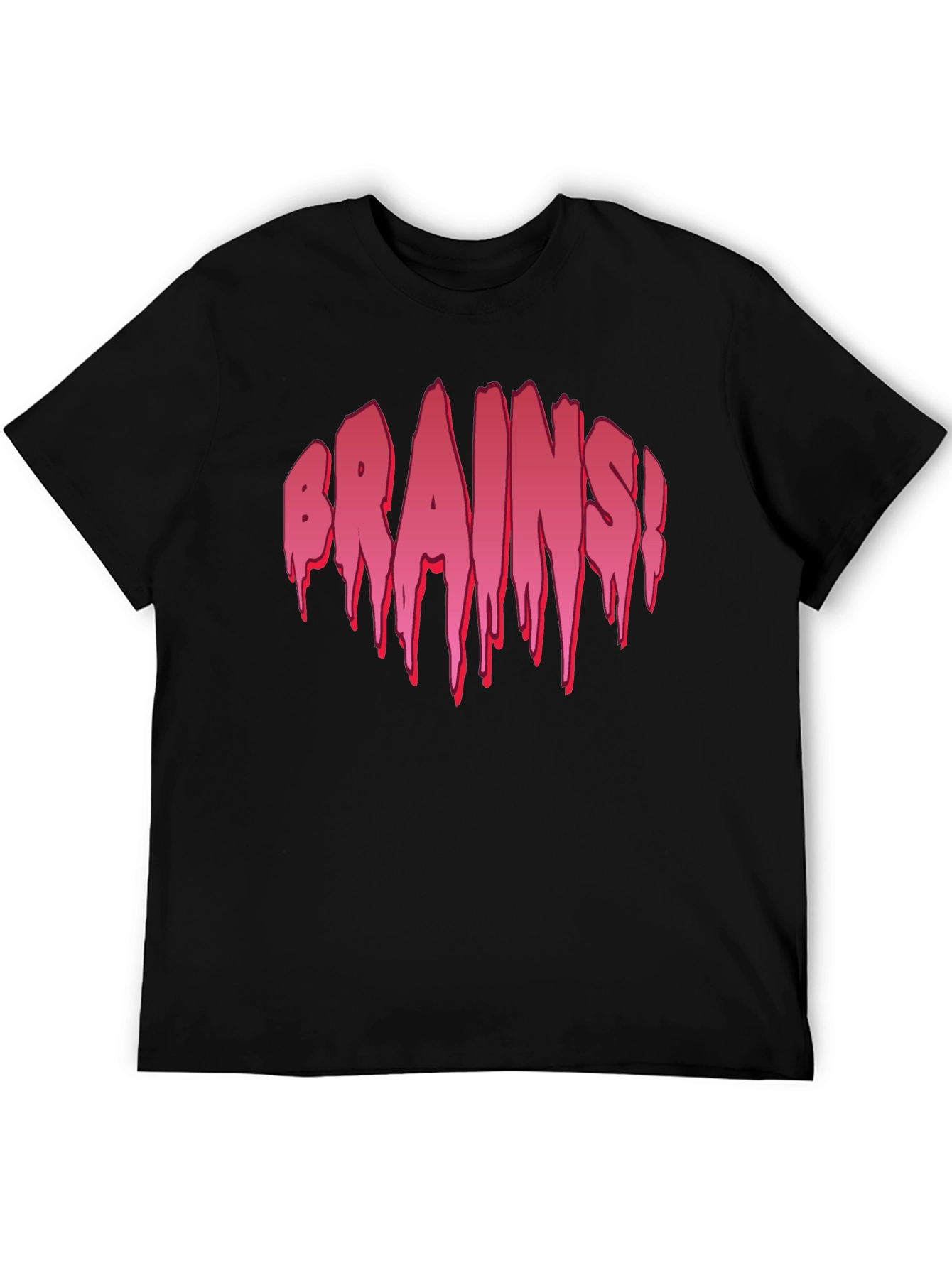 Brains! Graphic T-Shirt - Black